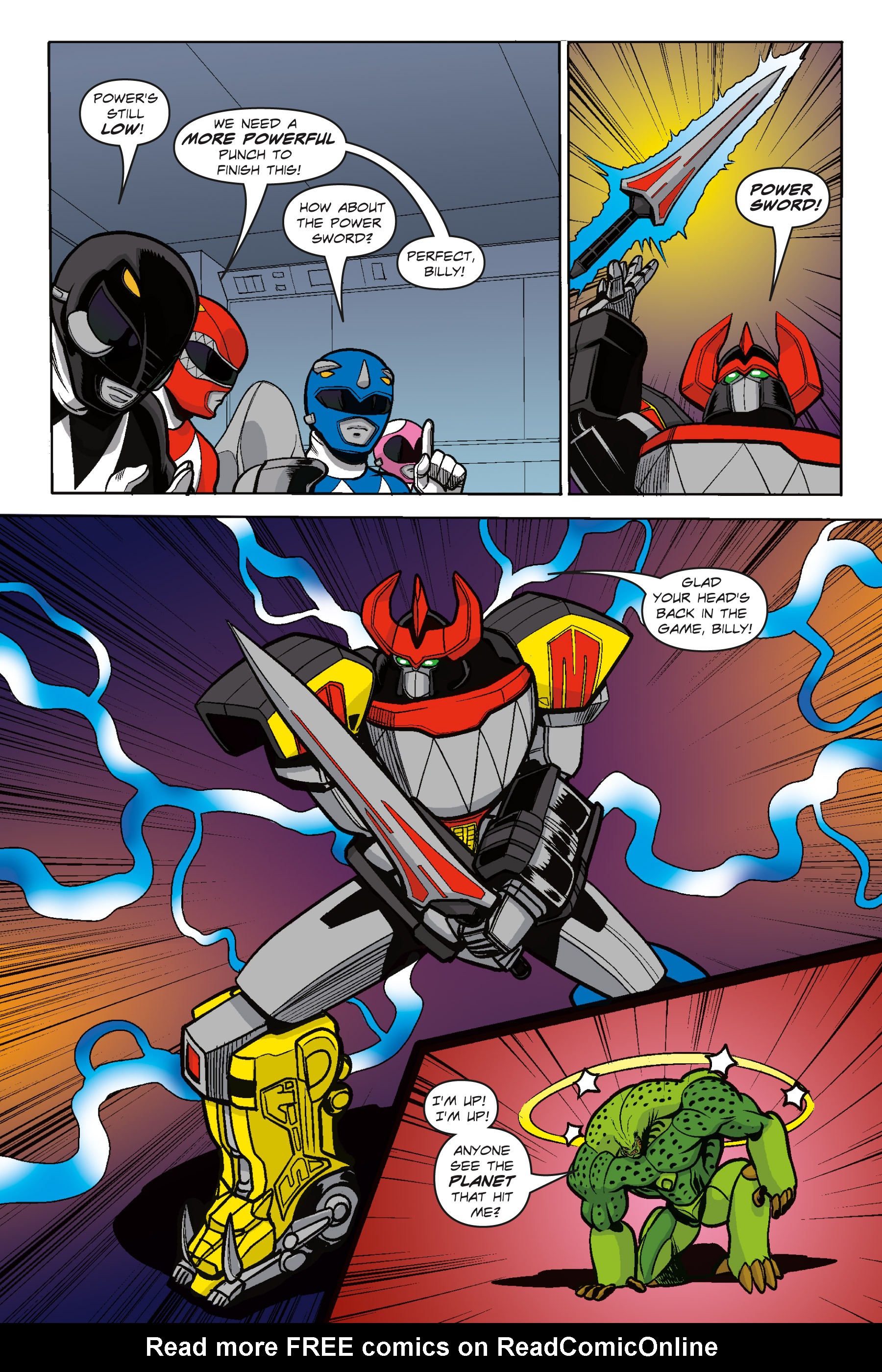 Read online Mighty Morphin Power Rangers: Going Green comic -  Issue # Full - 55