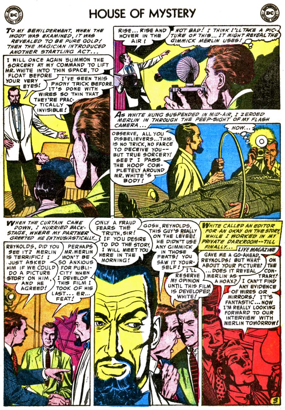 Read online House of Mystery (1951) comic -  Issue #41 - 5