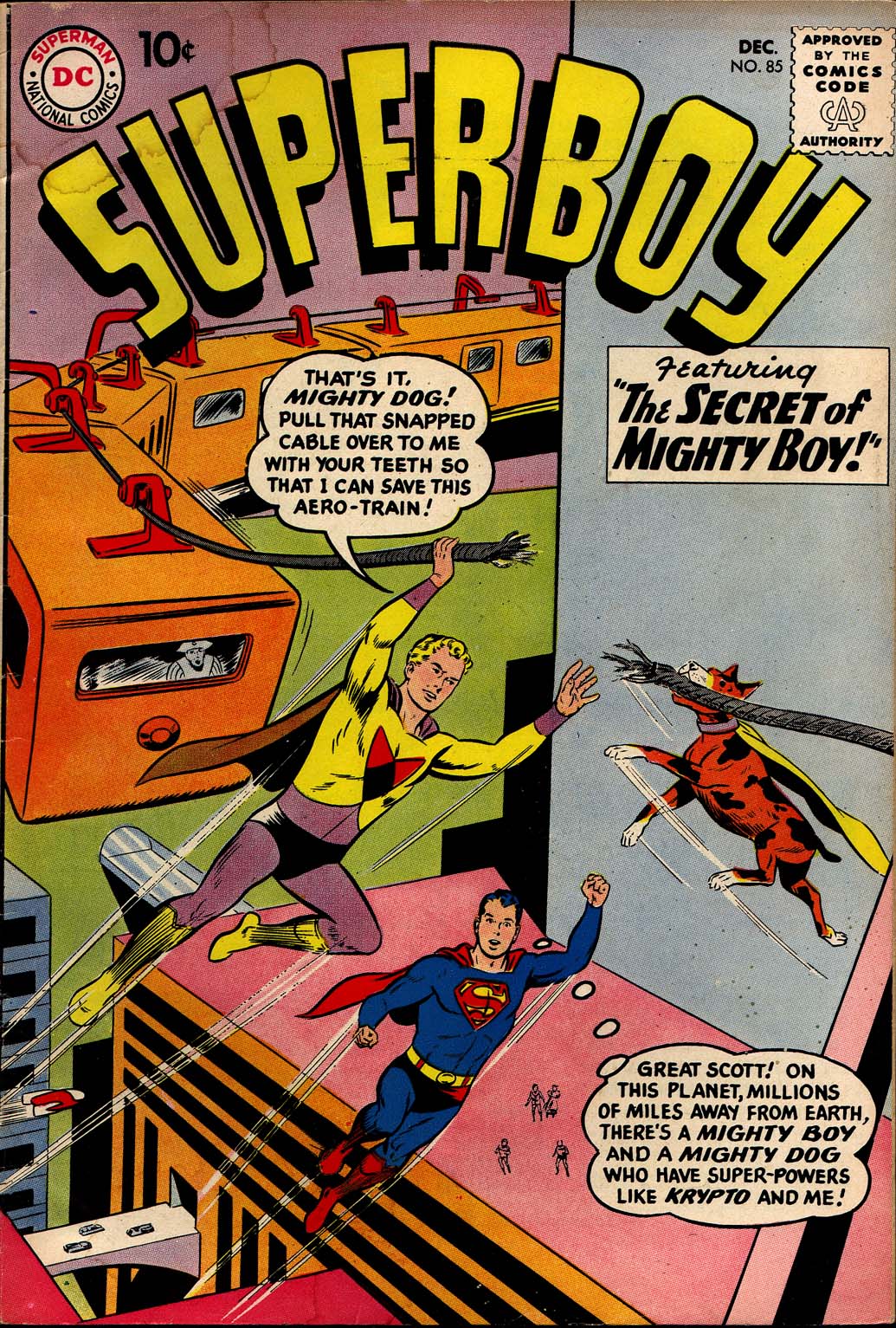 Read online Superboy (1949) comic -  Issue #85 - 1