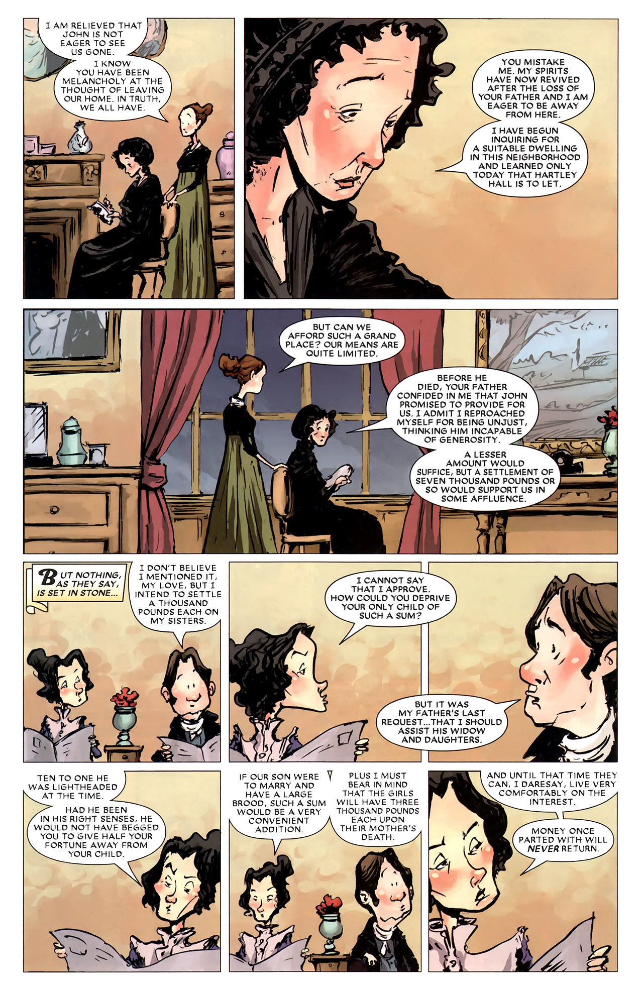 Read online Sense & Sensibility comic -  Issue #1 - 5