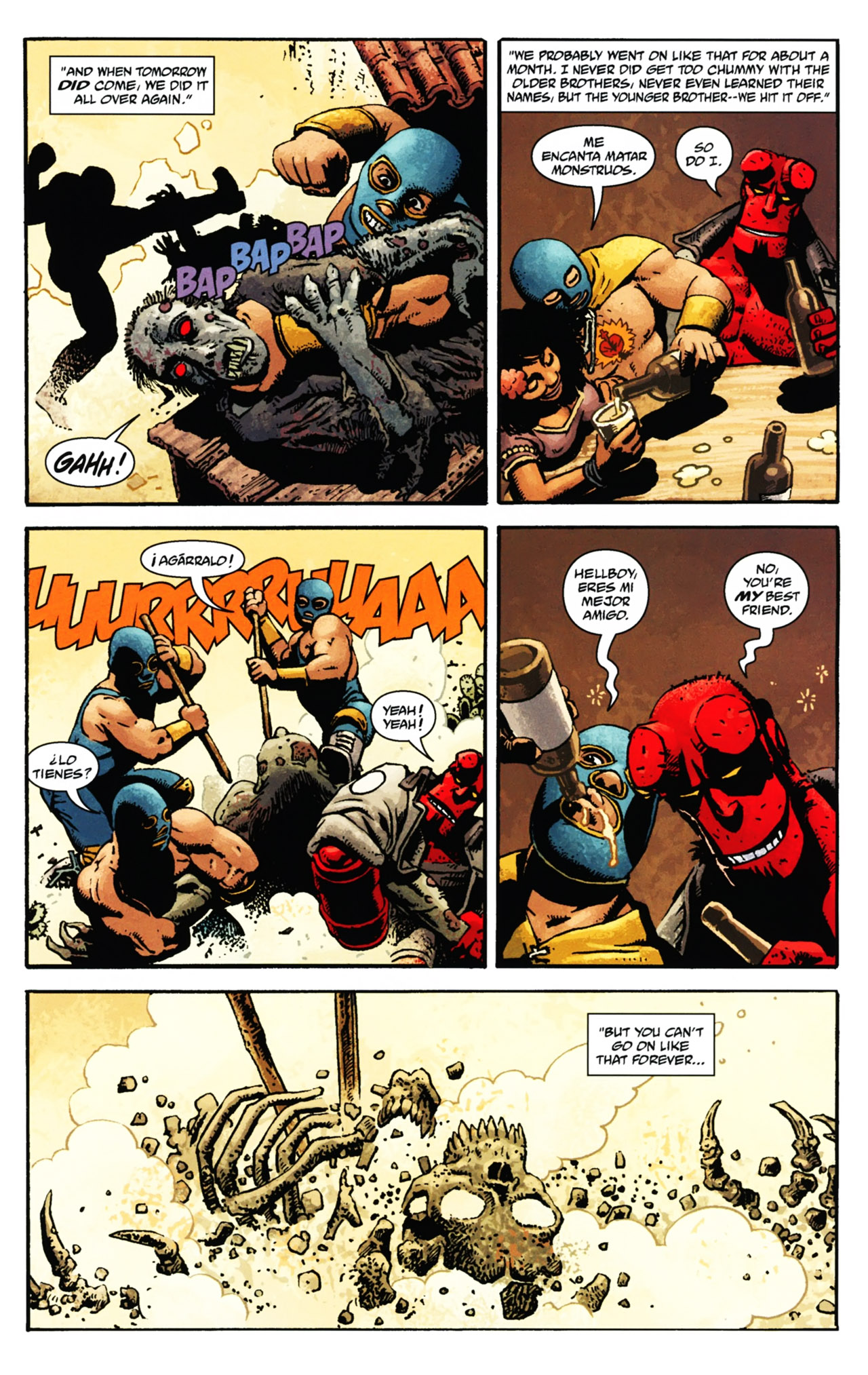 Read online Hellboy In Mexico (2010) comic -  Issue # Full - 14
