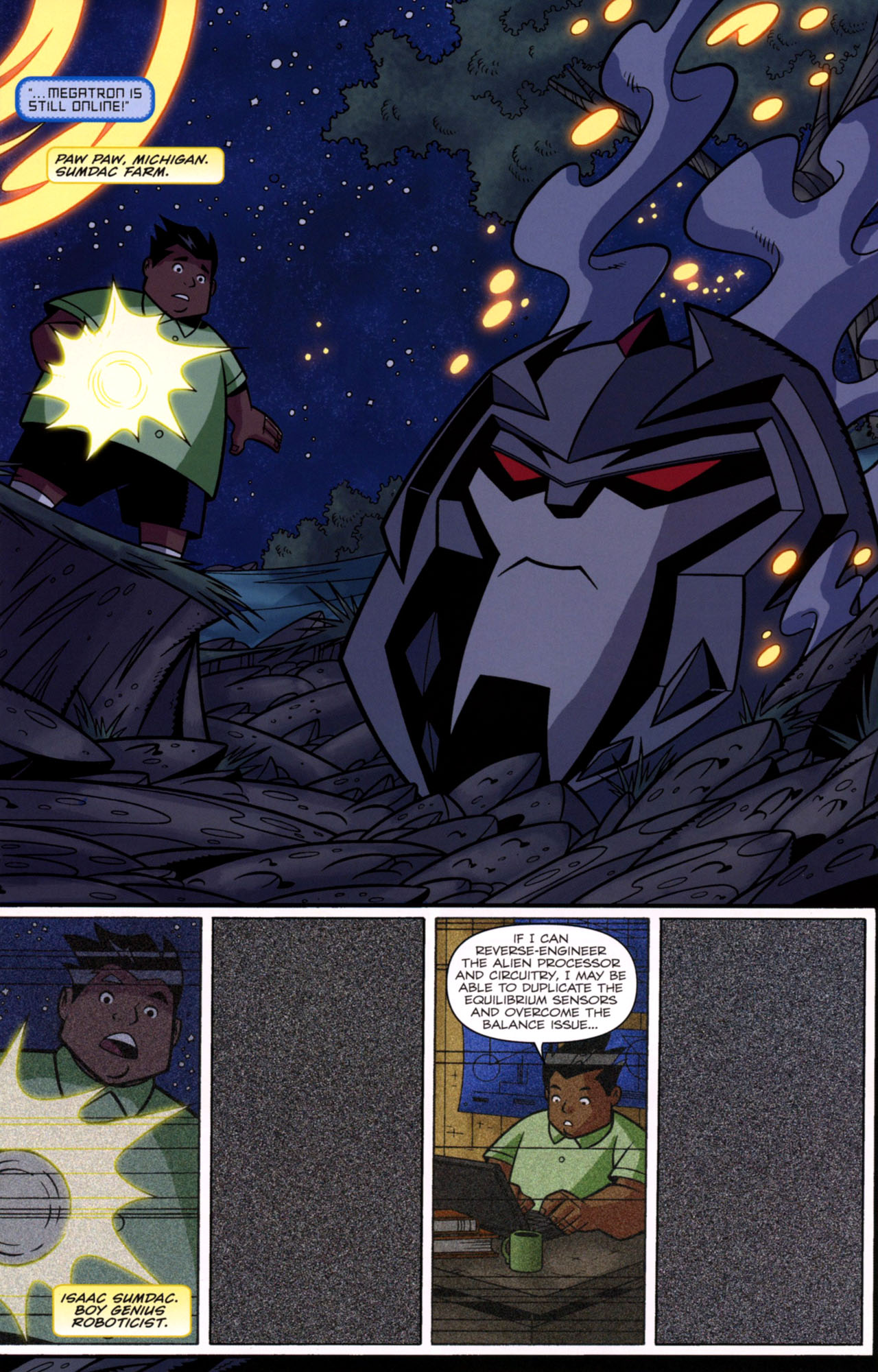 Read online Transformers Animated: The Arrival comic -  Issue #1 - 12