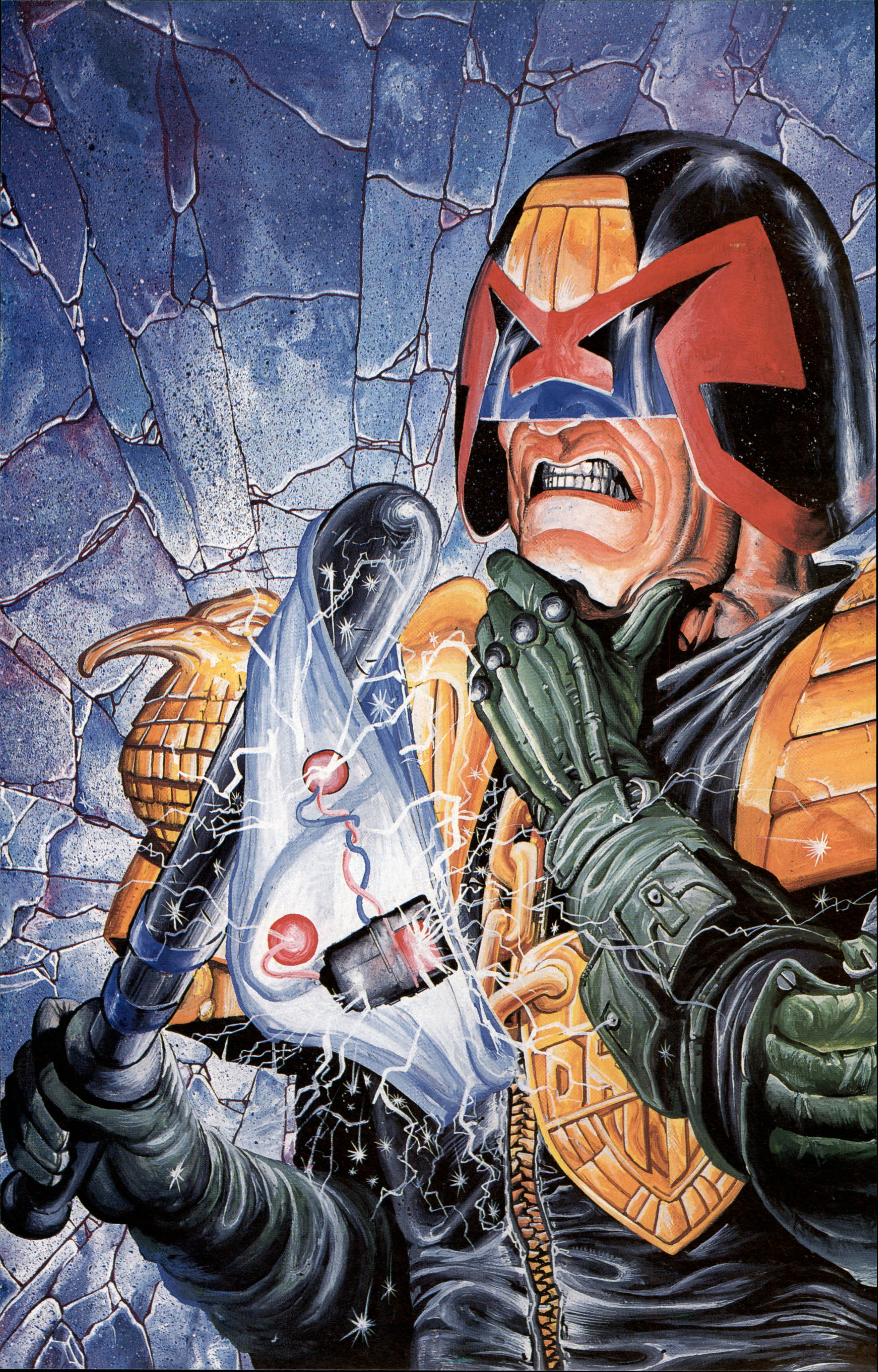 Read online Dredd Rules! comic -  Issue #8 - 34