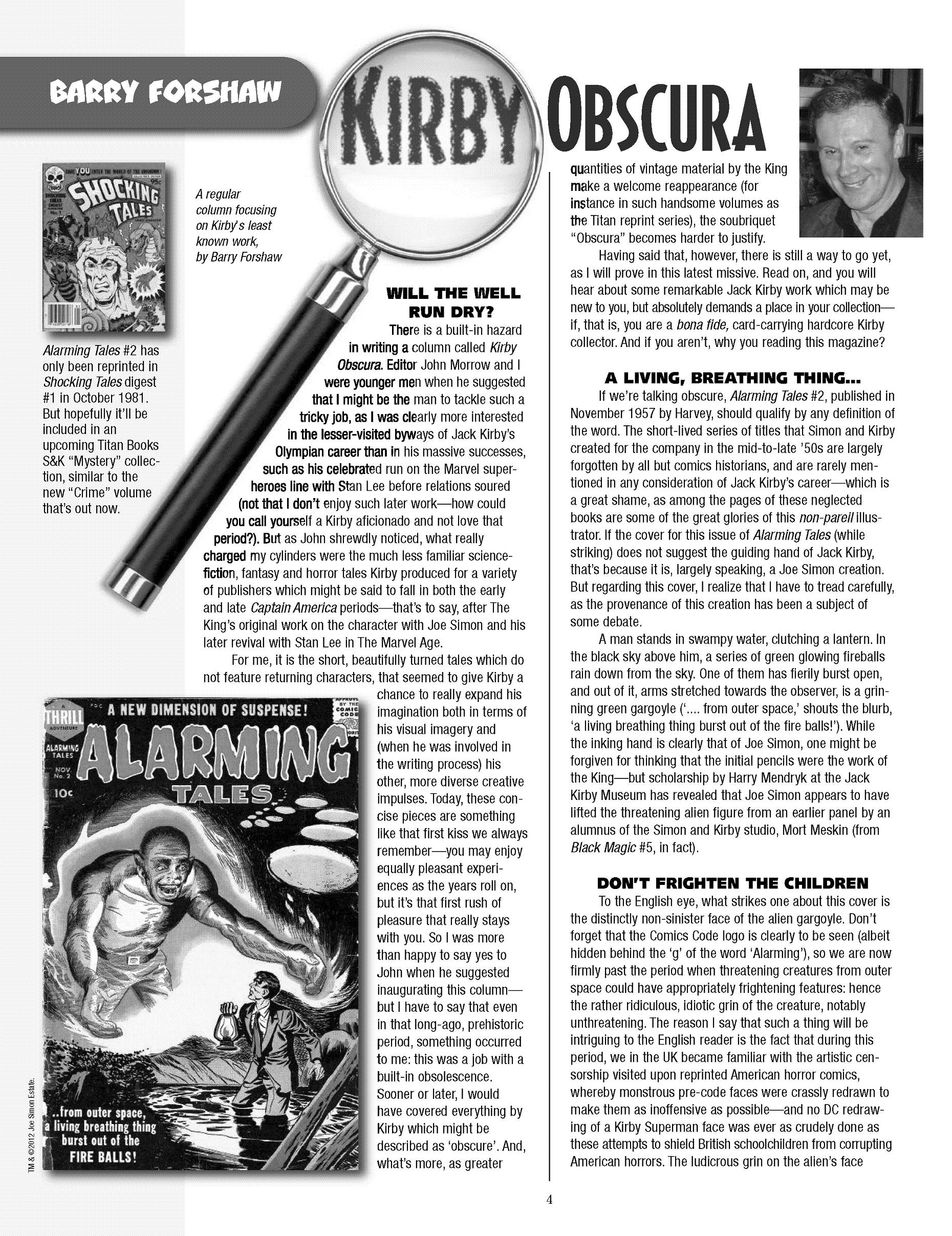 Read online The Jack Kirby Collector comic -  Issue #59 - 6