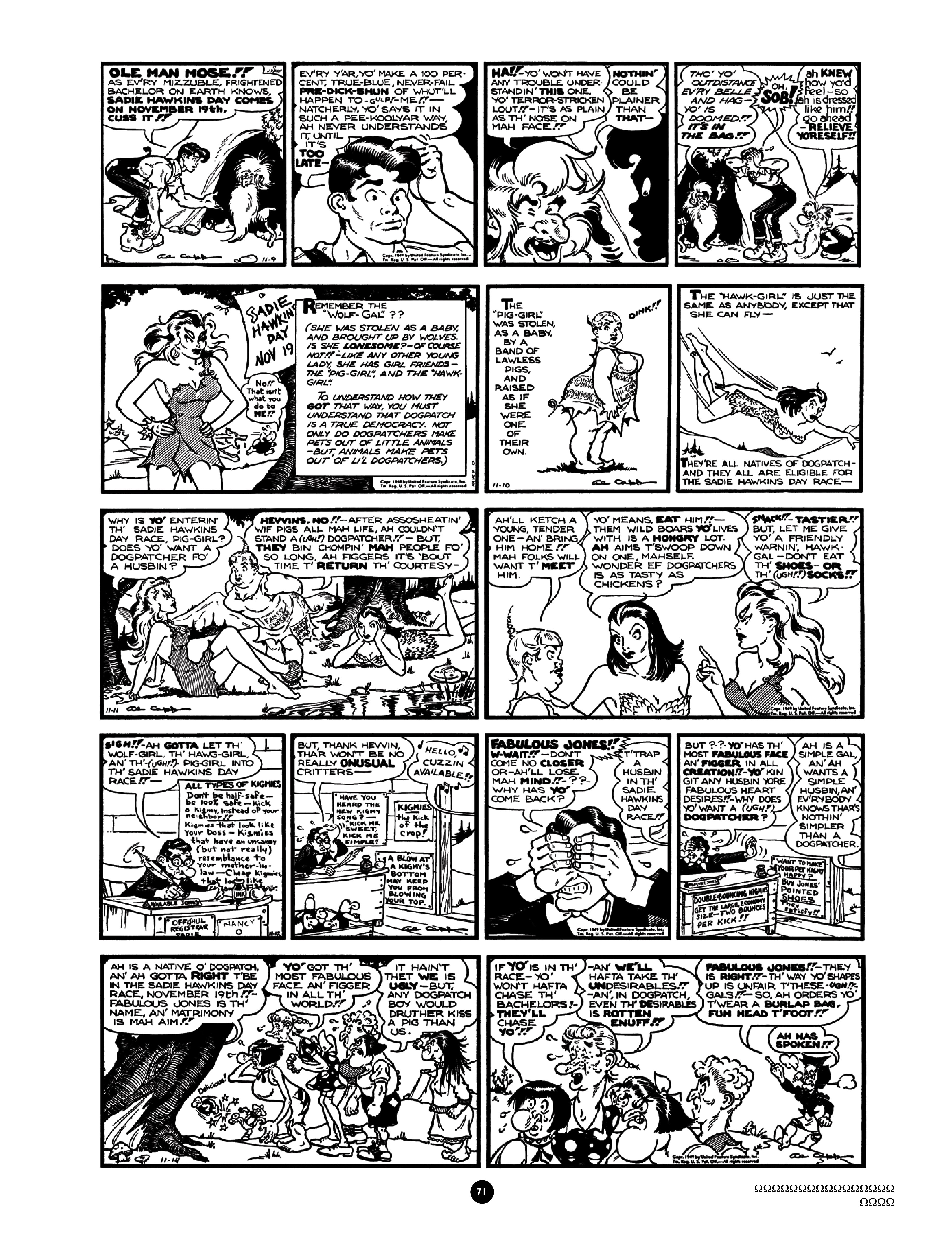 Read online Al Capp's Li'l Abner Complete Daily & Color Sunday Comics comic -  Issue # TPB 8 (Part 1) - 74