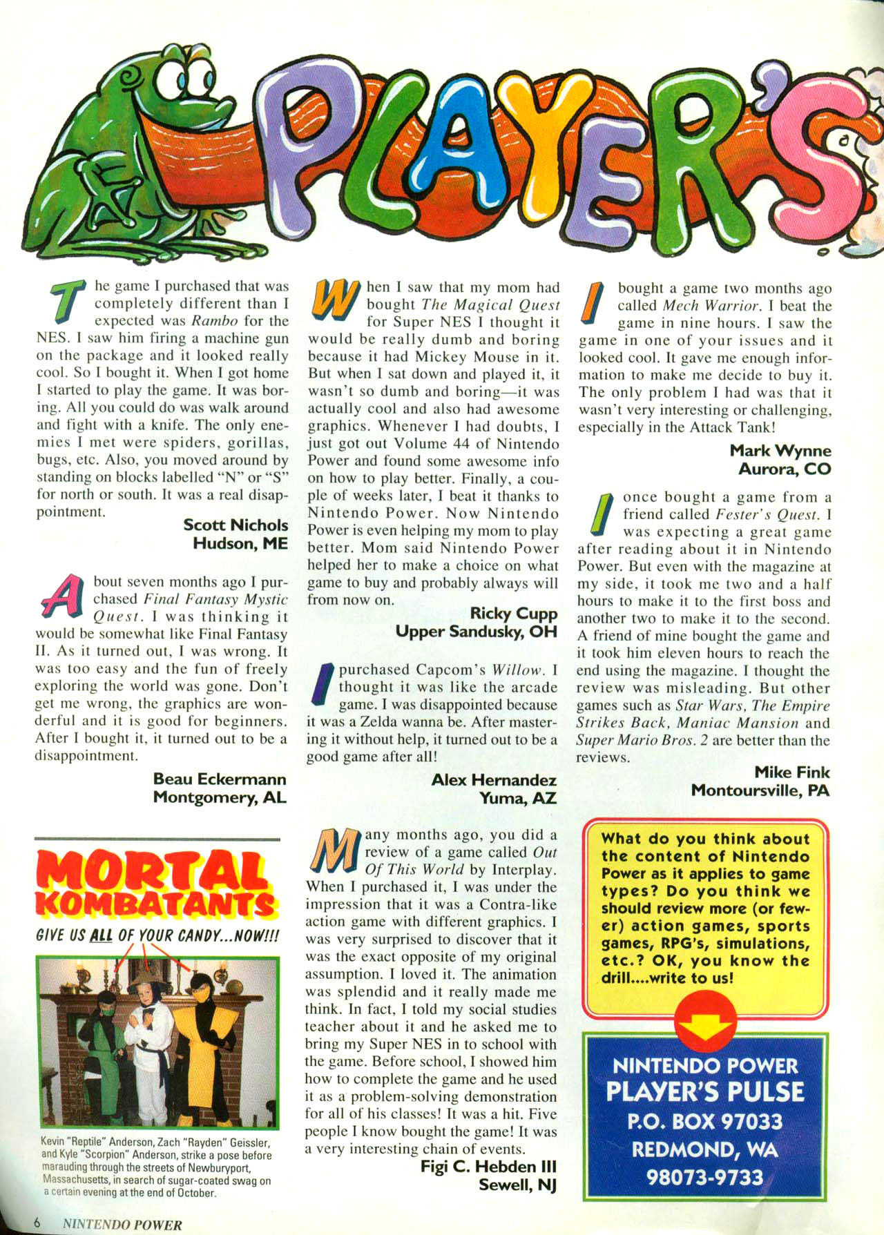 Read online Nintendo Power comic -  Issue #58 - 7