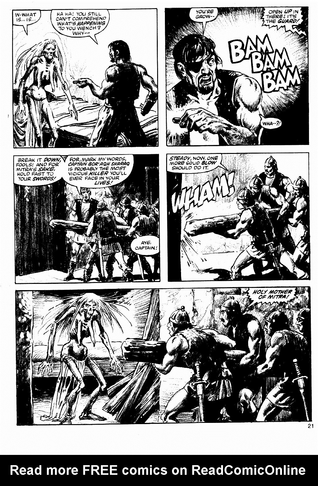 Read online The Savage Sword Of Conan comic -  Issue #83 - 21