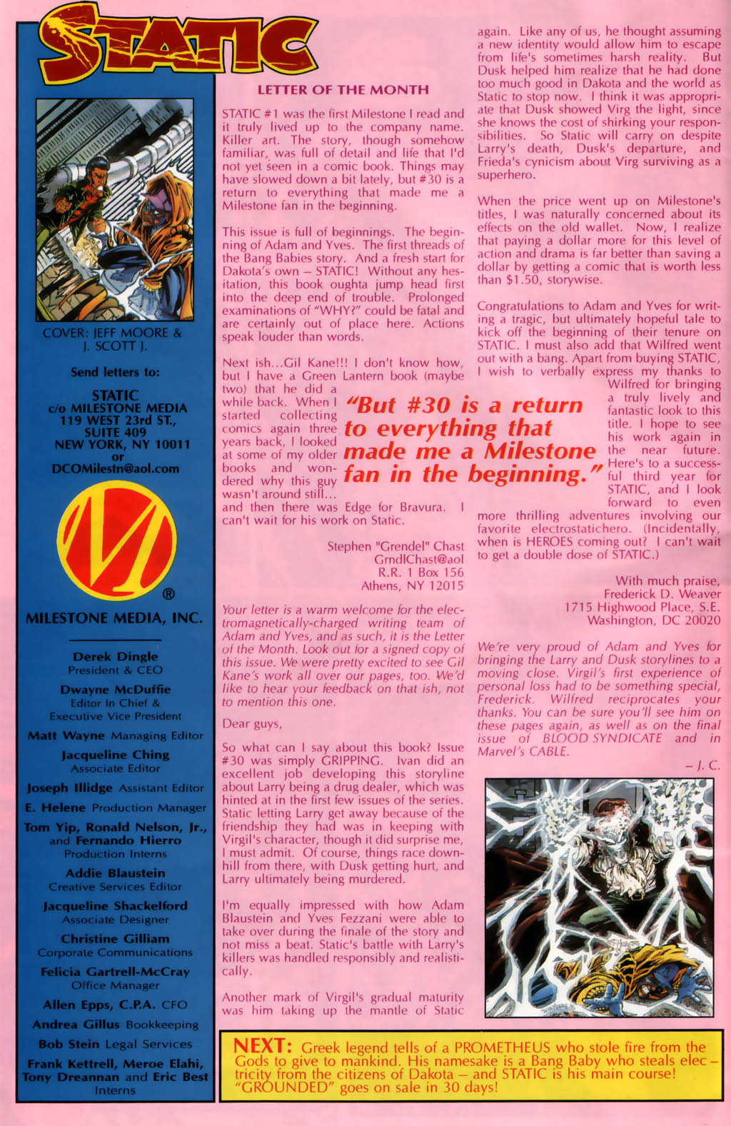 Read online Static comic -  Issue #34 - 25