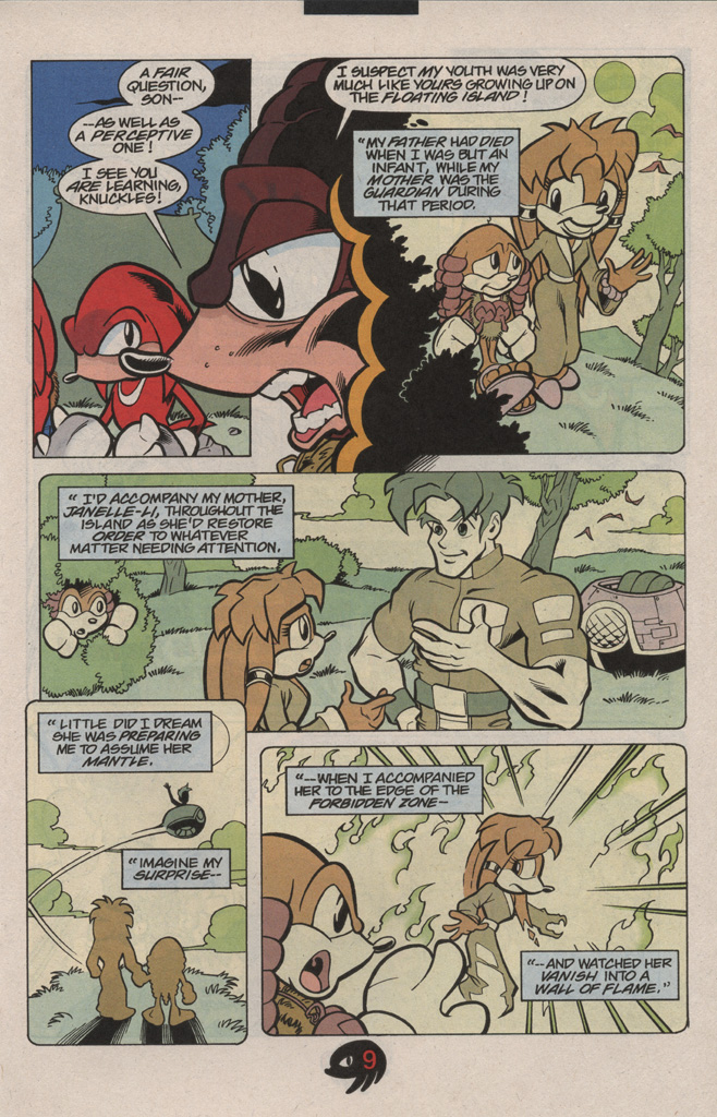 Read online Knuckles the Echidna comic -  Issue #11 - 15