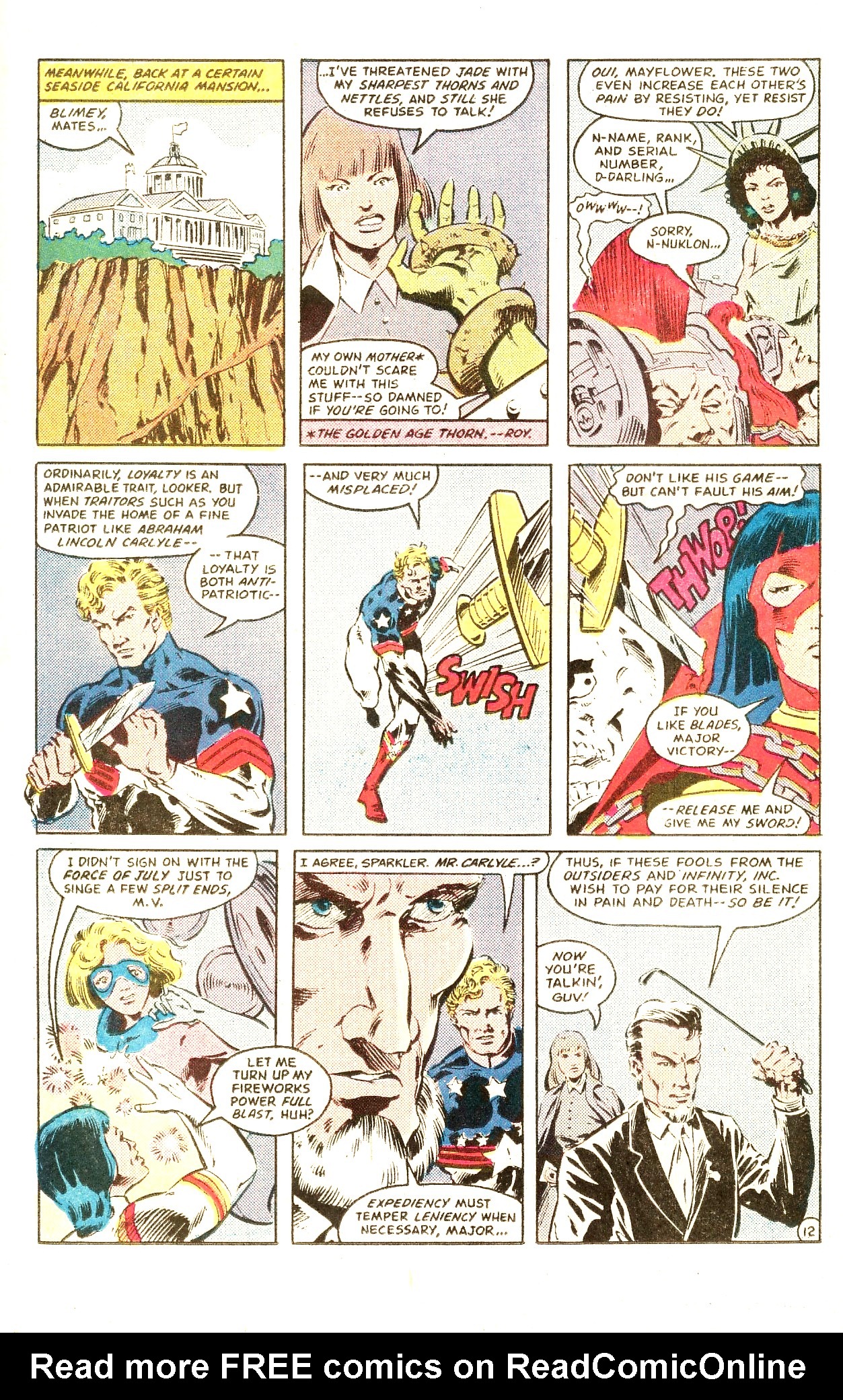 Read online Infinity Inc. (1984) comic -  Issue # _Special - 18