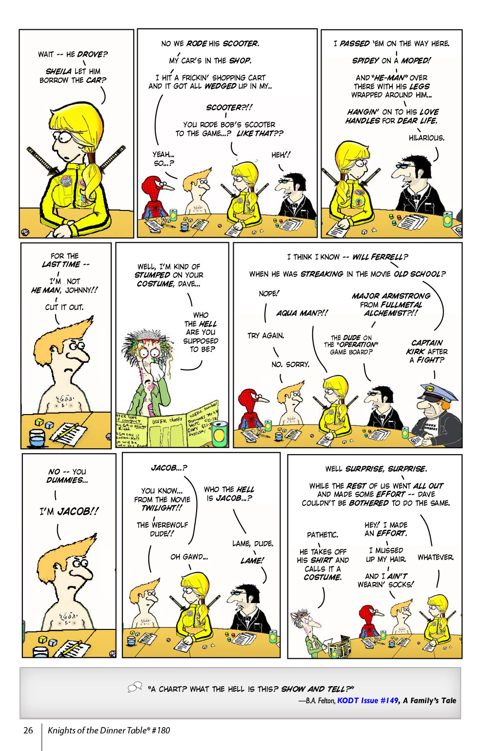 Read online Knights of the Dinner Table comic -  Issue #180 - 28