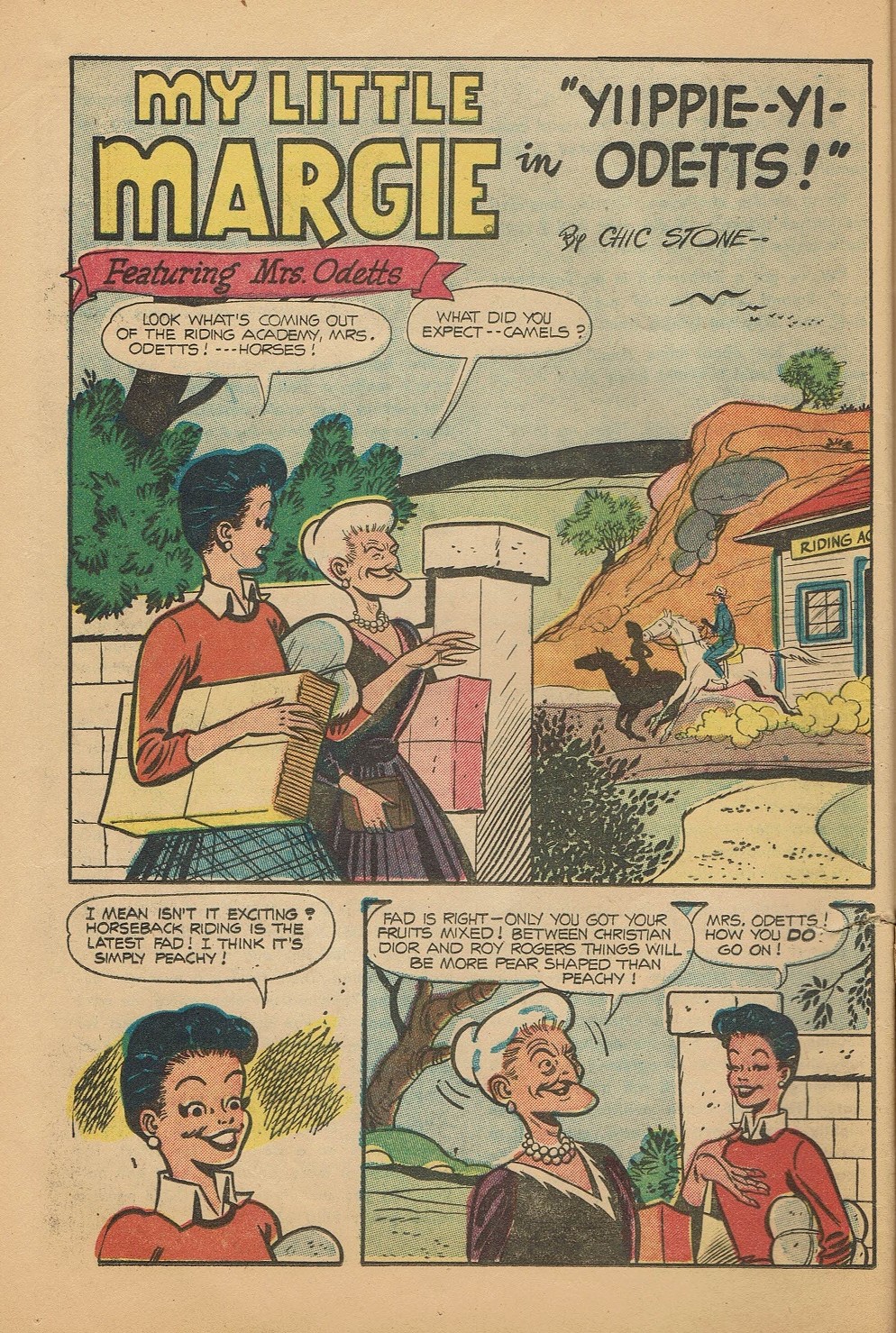 Read online My Little Margie (1954) comic -  Issue #7 - 17