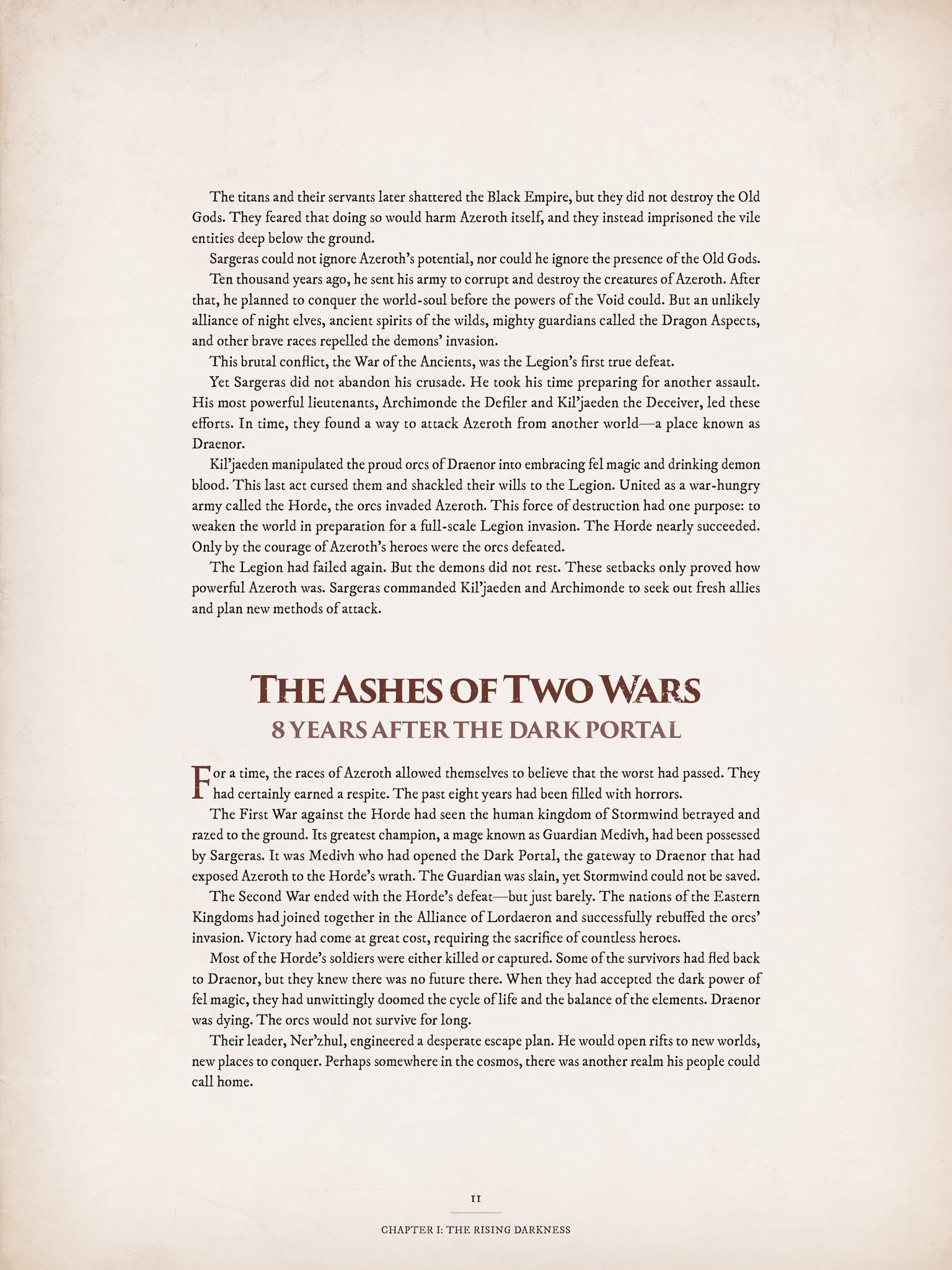 Read online World of Warcraft Chronicle Vol. 3 comic -  Issue # Full - 12