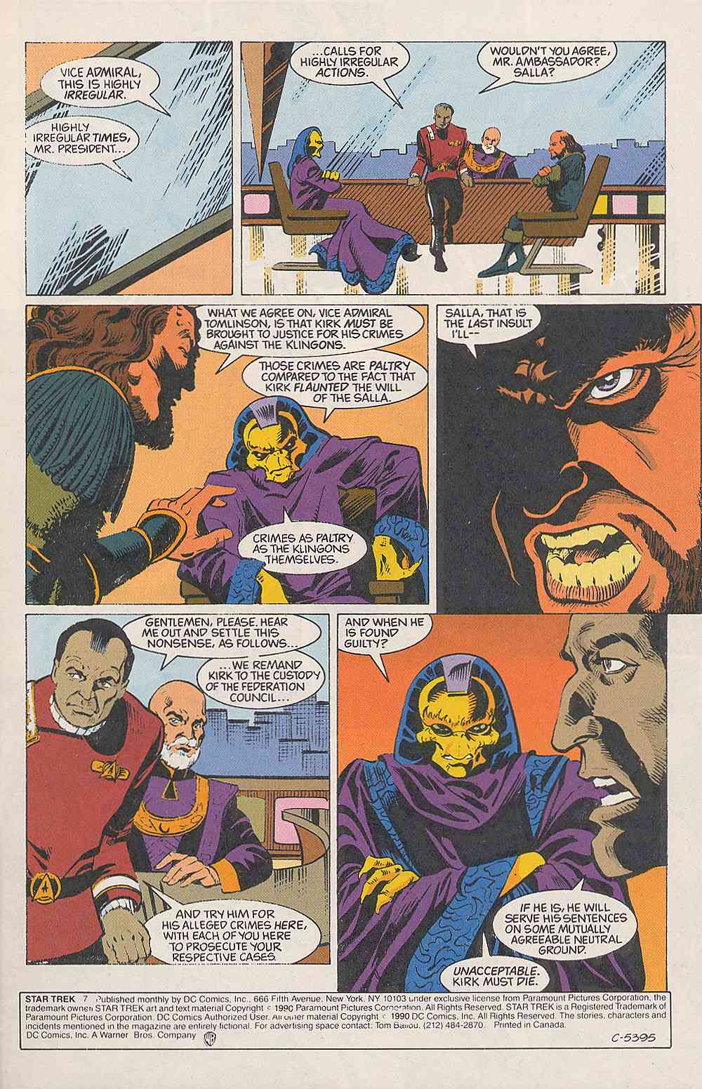 Read online Star Trek (1989) comic -  Issue #7 - 2