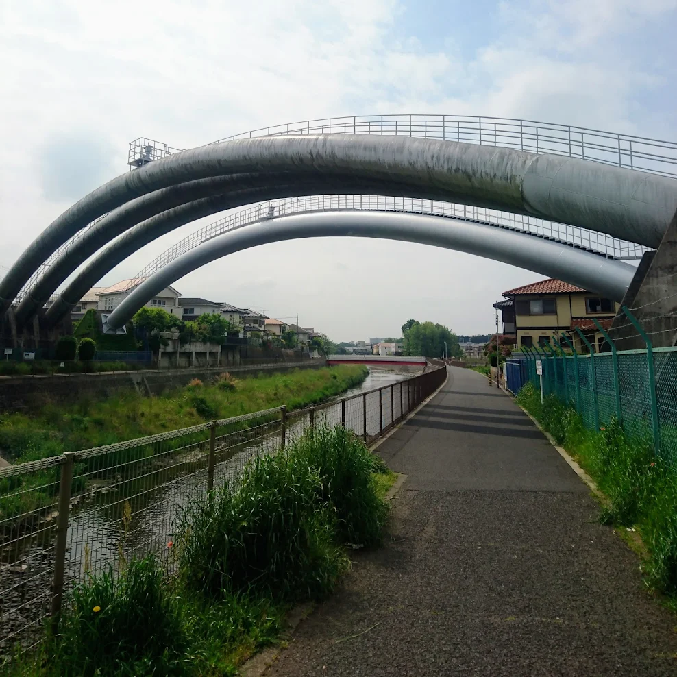 境川　水管橋