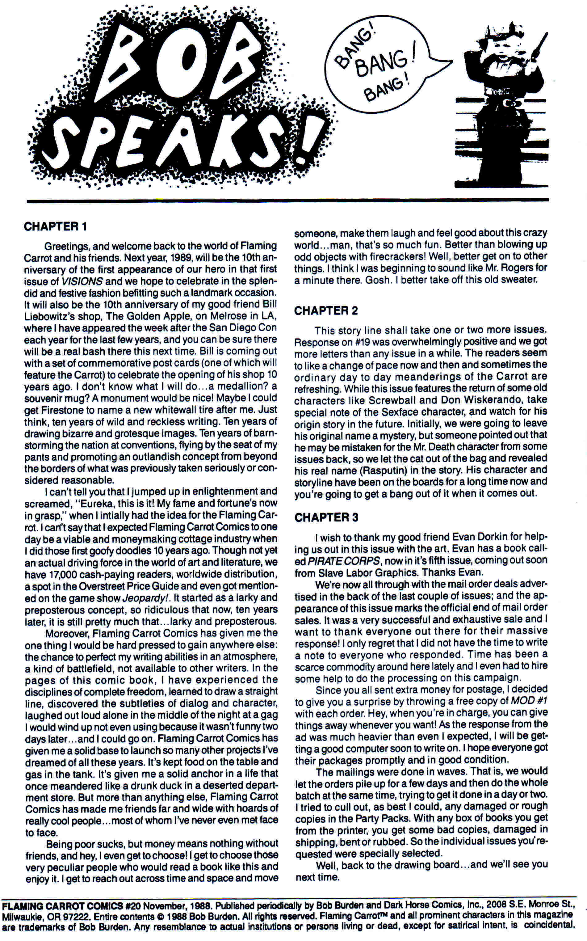 Read online Flaming Carrot Comics (1988) comic -  Issue #20 - 2