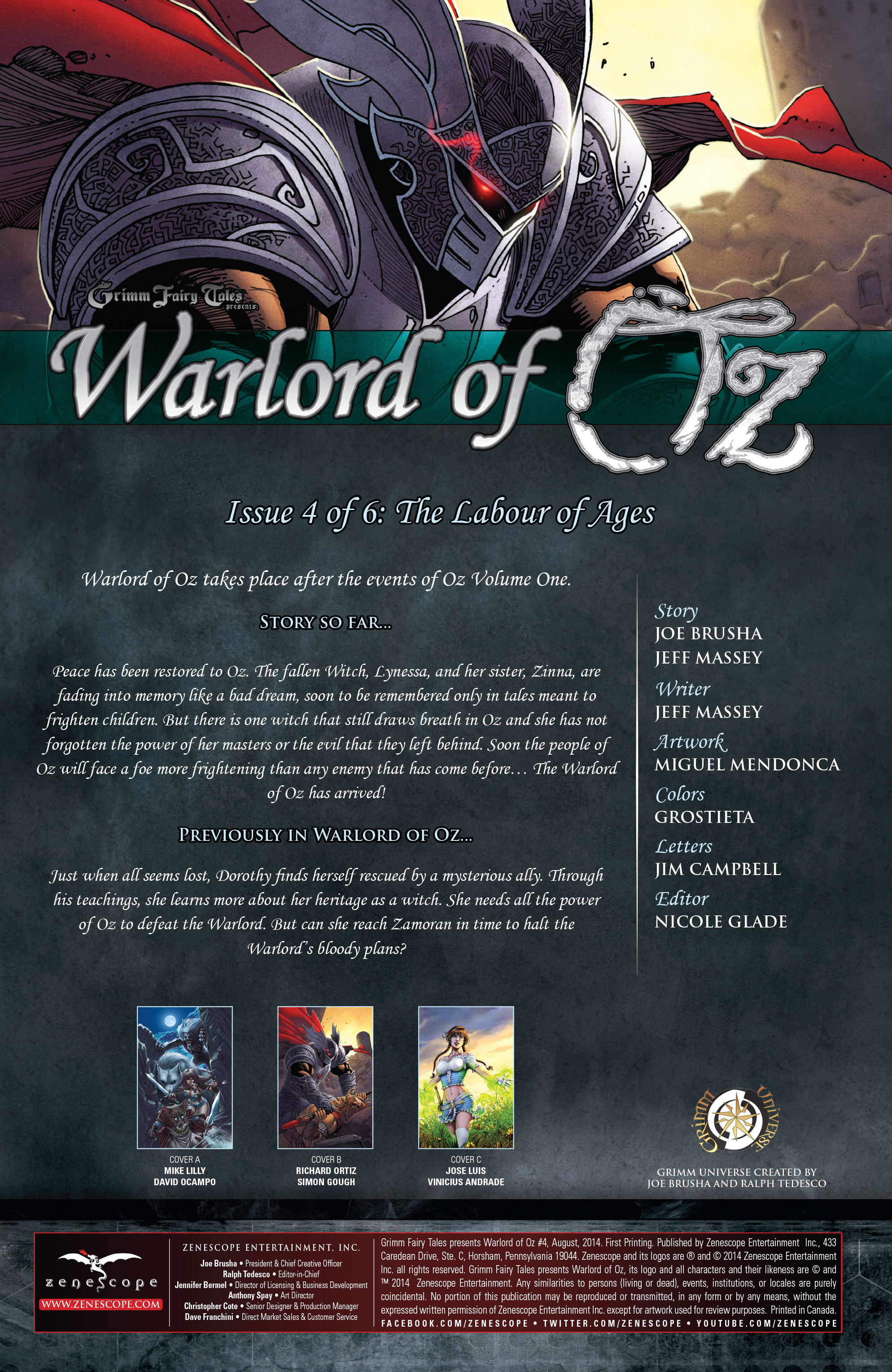 Read online Grimm Fairy Tales presents Warlord of Oz comic -  Issue #4 - 2
