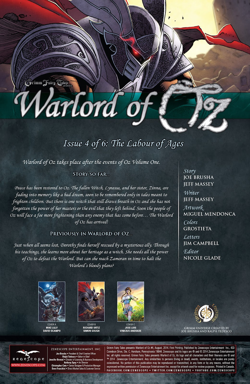 Grimm Fairy Tales presents Warlord of Oz issue 4 - Page 2