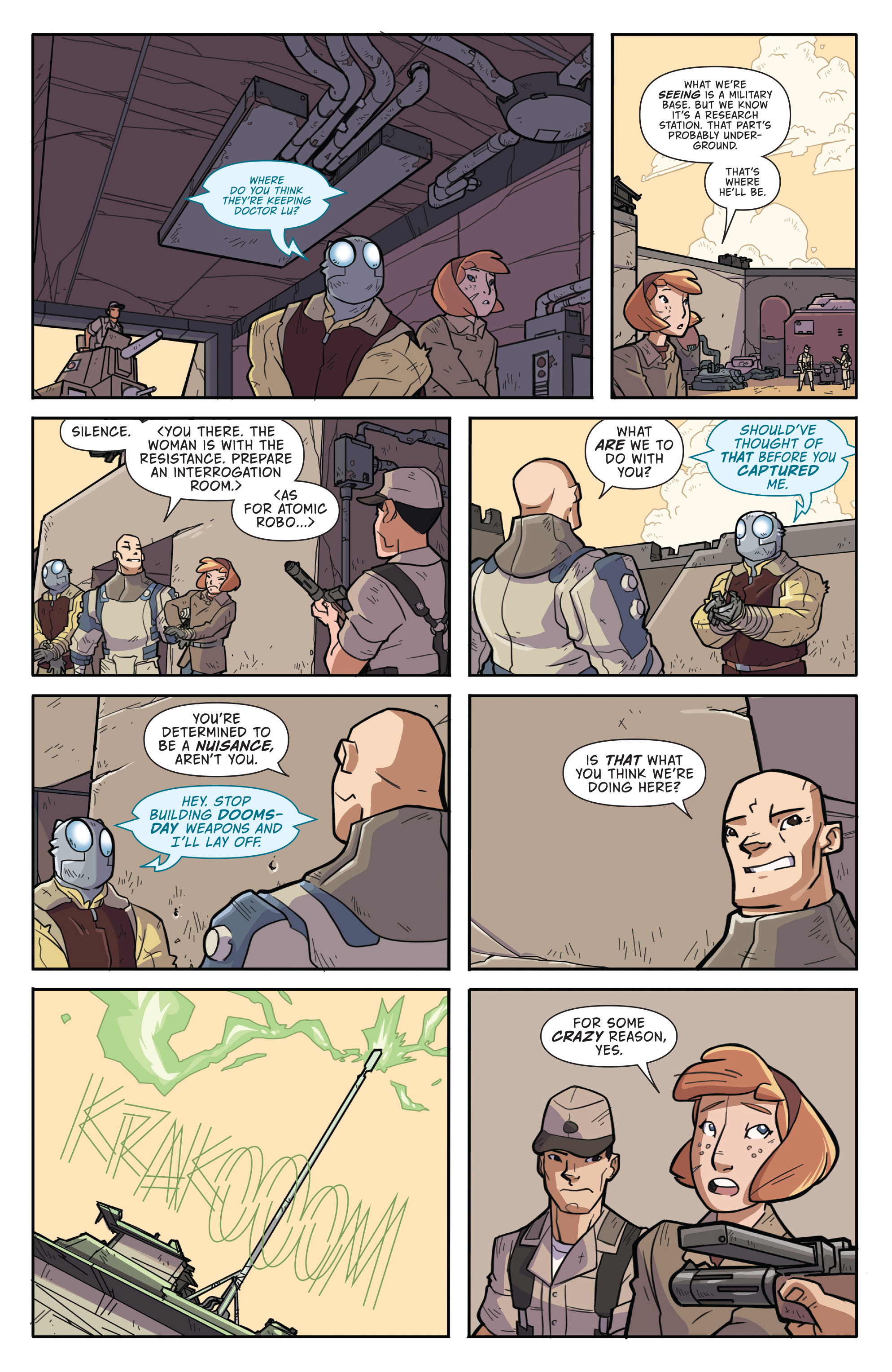 Read online Atomic Robo and the Temple of Od comic -  Issue #2 - 9