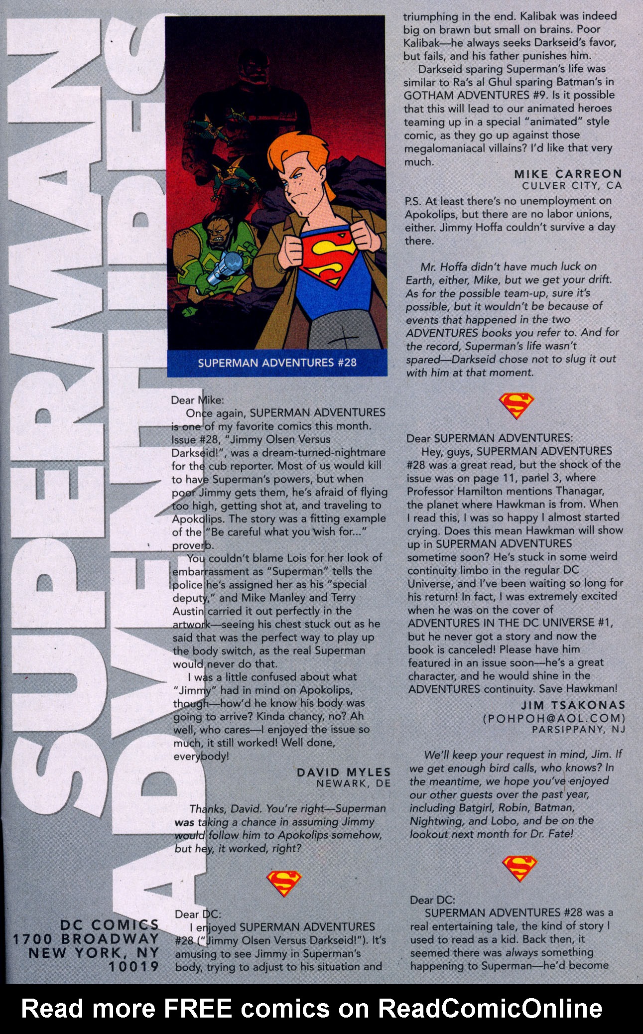 Superman Adventures Issue #33 #36 - English 24