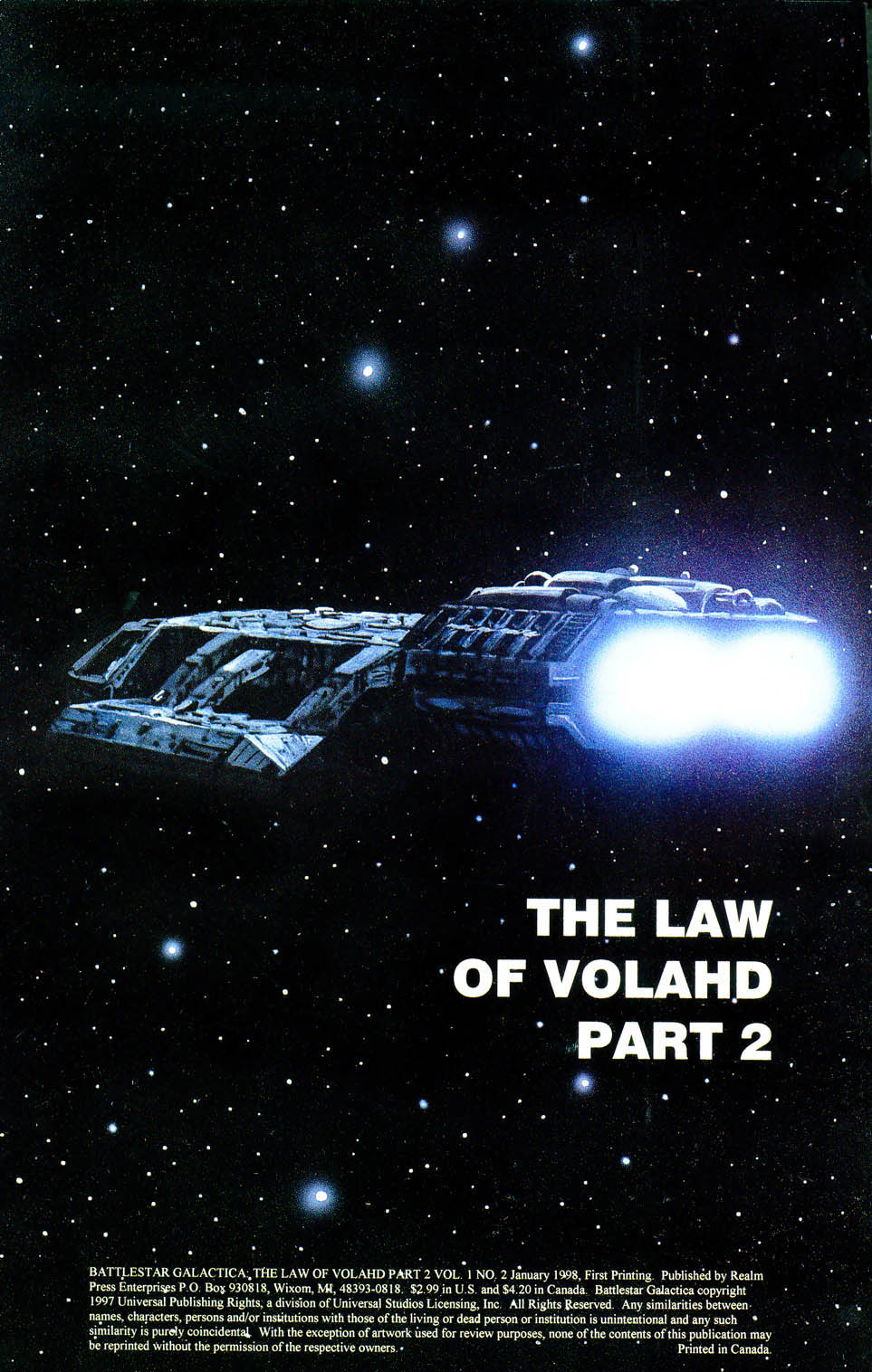 Read online Battlestar Galactica (1997) comic -  Issue #2 - 2