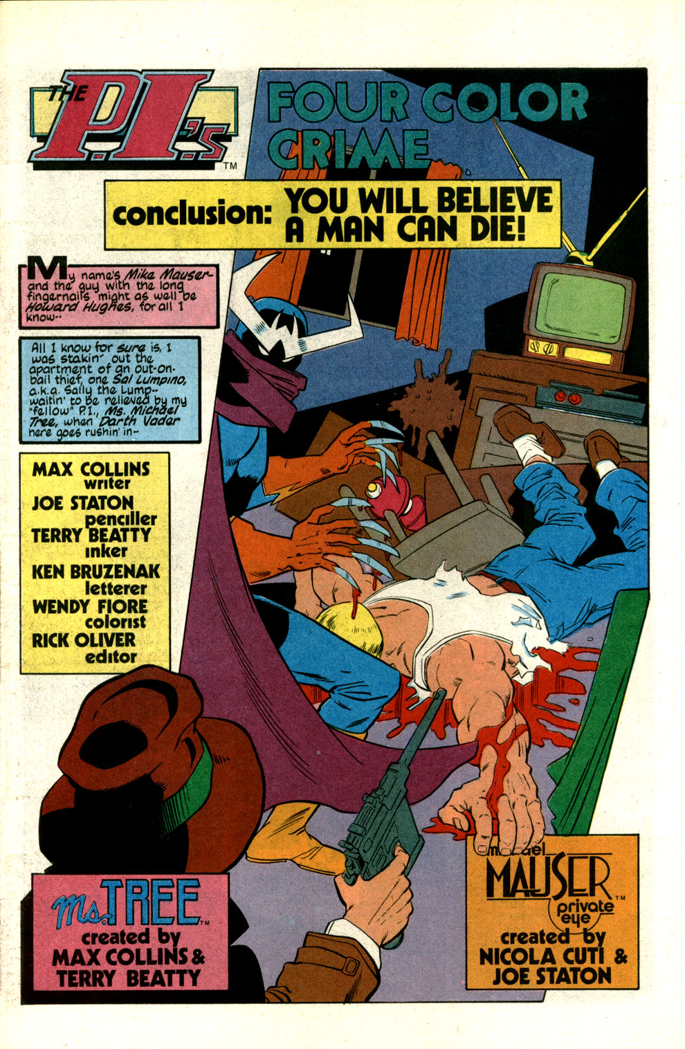 Read online The P.I.'s: Michael Mauser and Ms. Tree comic -  Issue #3 - 3