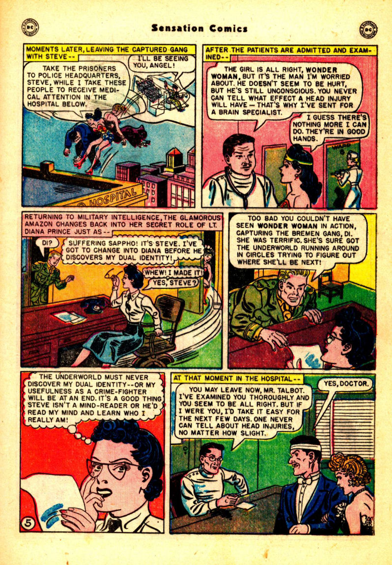 Read online Sensation (Mystery) Comics comic -  Issue #93 - 7