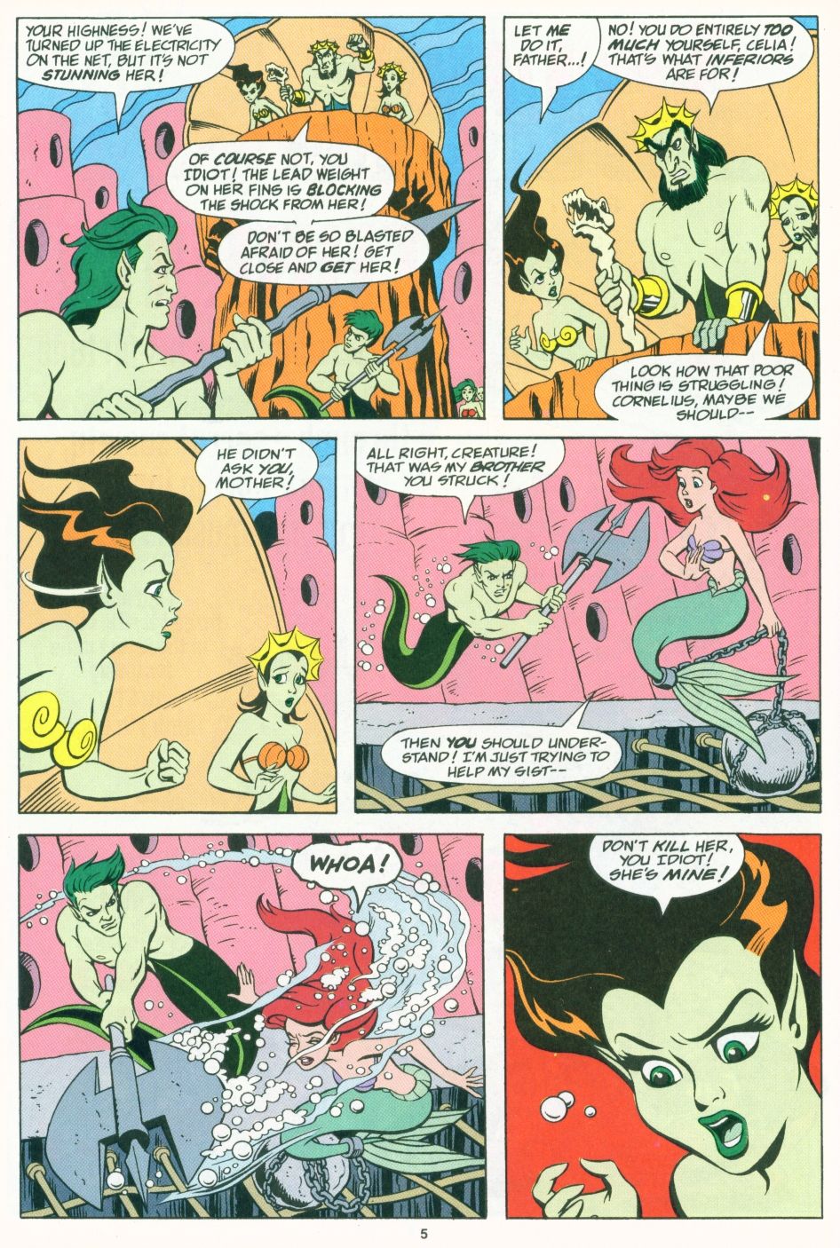 Read online Disney's The Little Mermaid Limited Series comic -  Issue #2 - 6