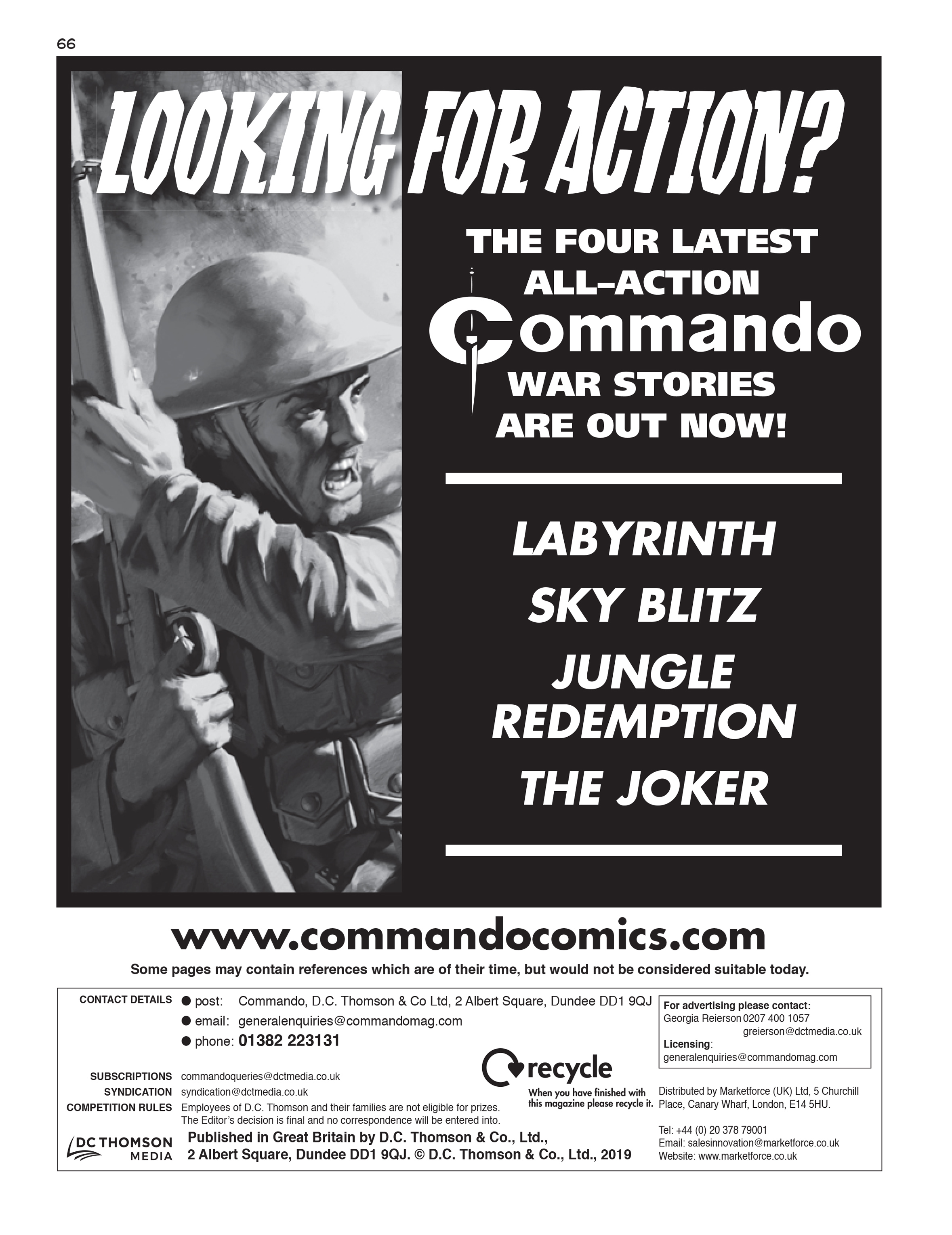 Read online Commando: For Action and Adventure comic -  Issue #5200 - 65