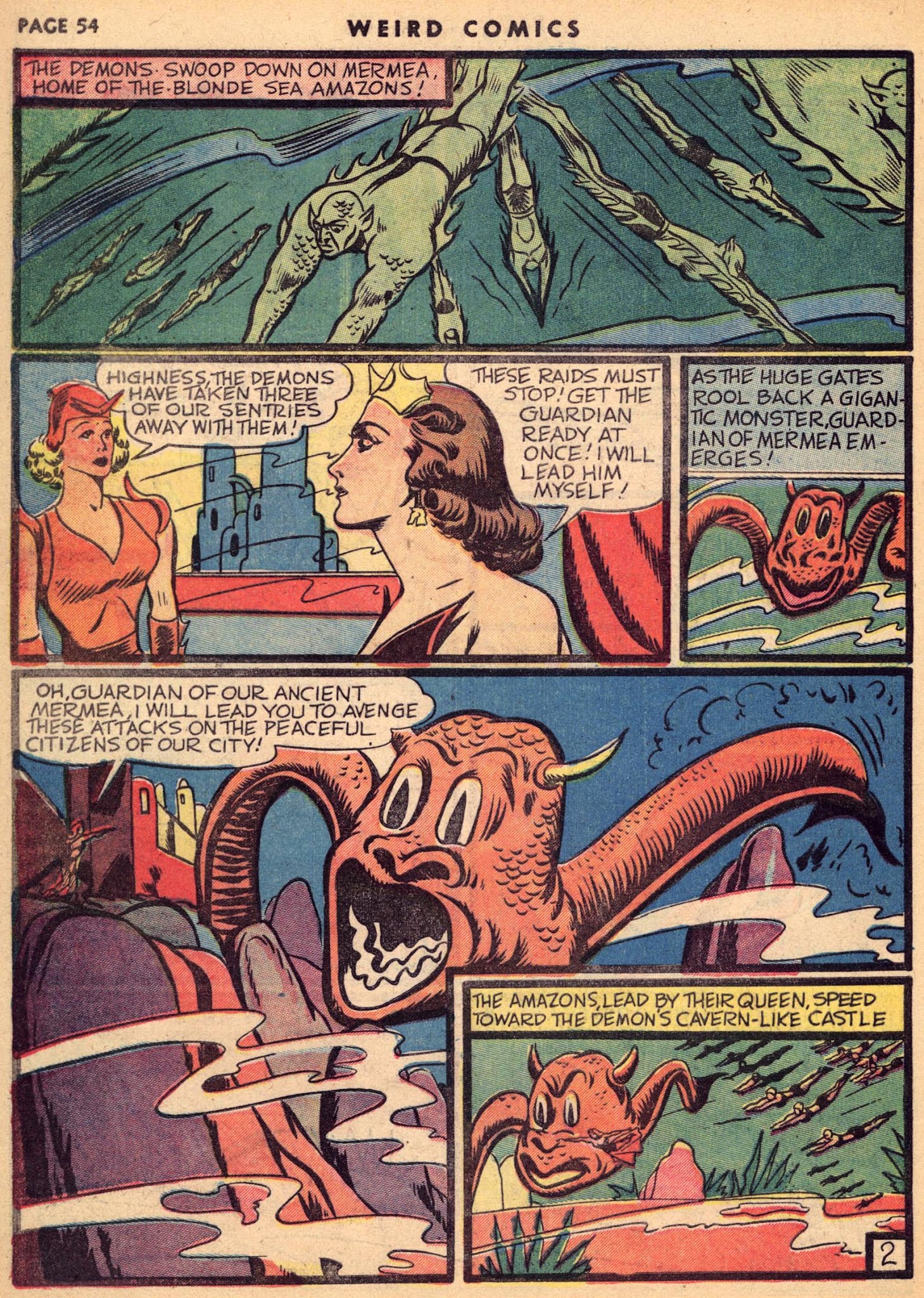 Read online Weird Comics comic -  Issue #5 - 56