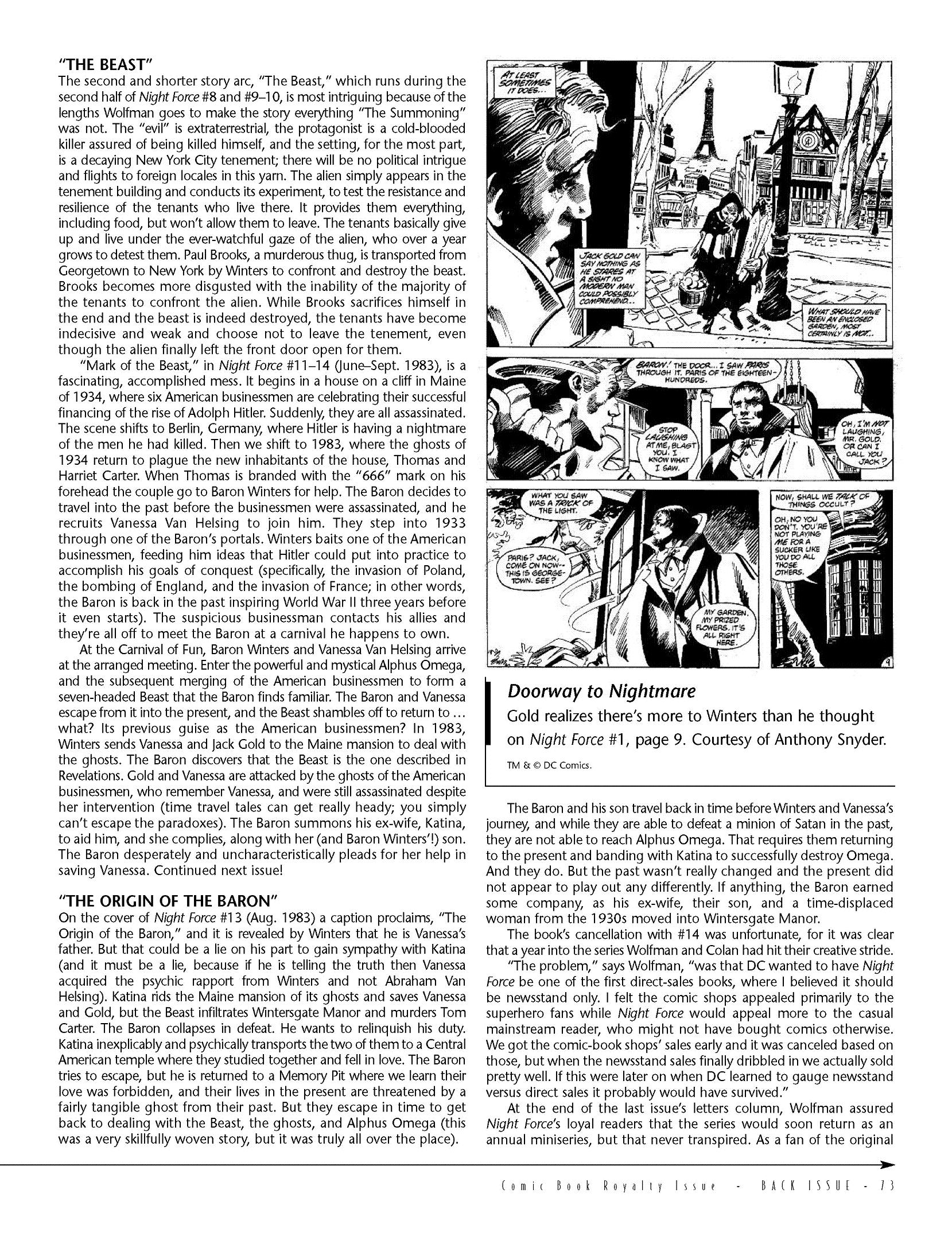 Read online Back Issue comic -  Issue #27 - 71