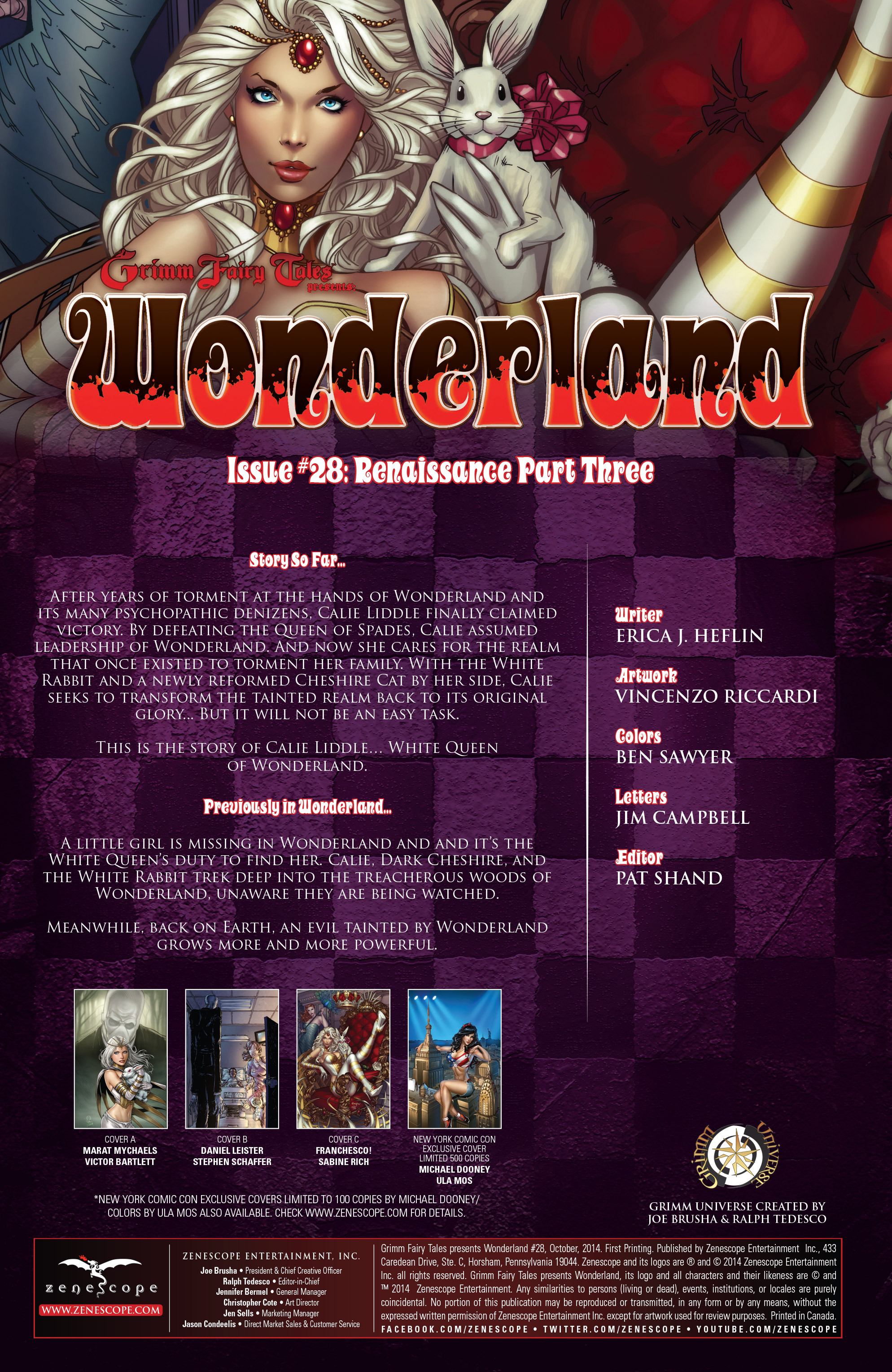 Read online Grimm Fairy Tales presents Wonderland comic -  Issue #28 - 2