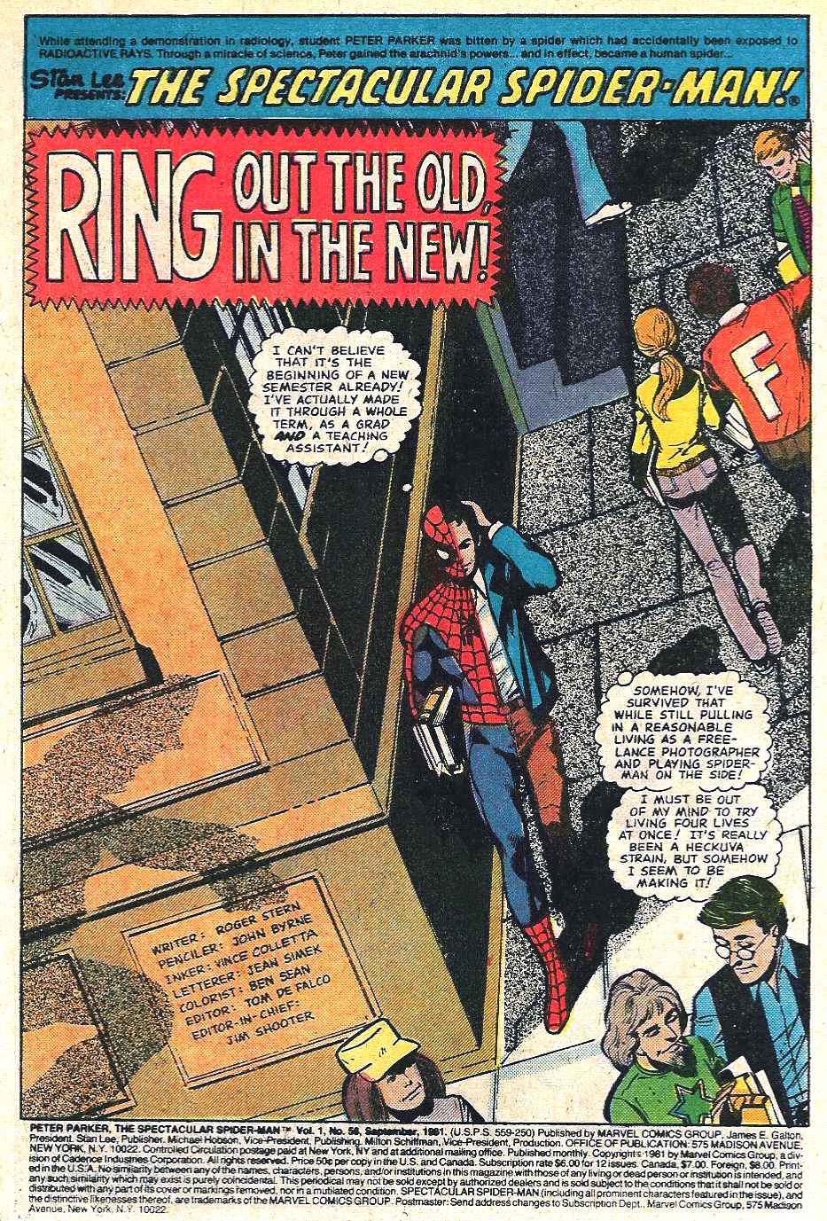 Read online The Spectacular Spider-Man (1976) comic -  Issue #58 - 2