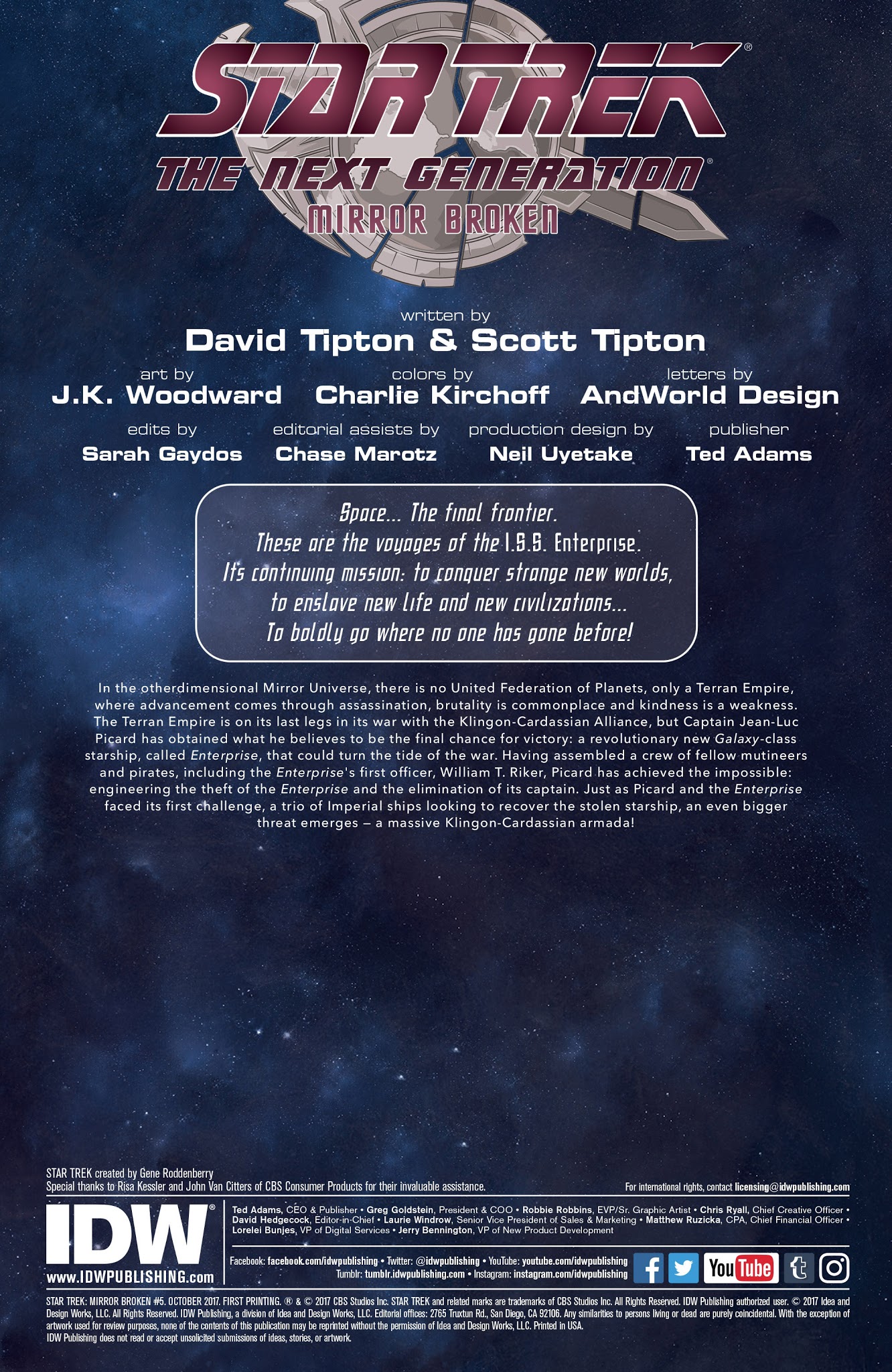 Read online Star Trek: The Next Generation: Mirror Broken comic -  Issue #5 - 2