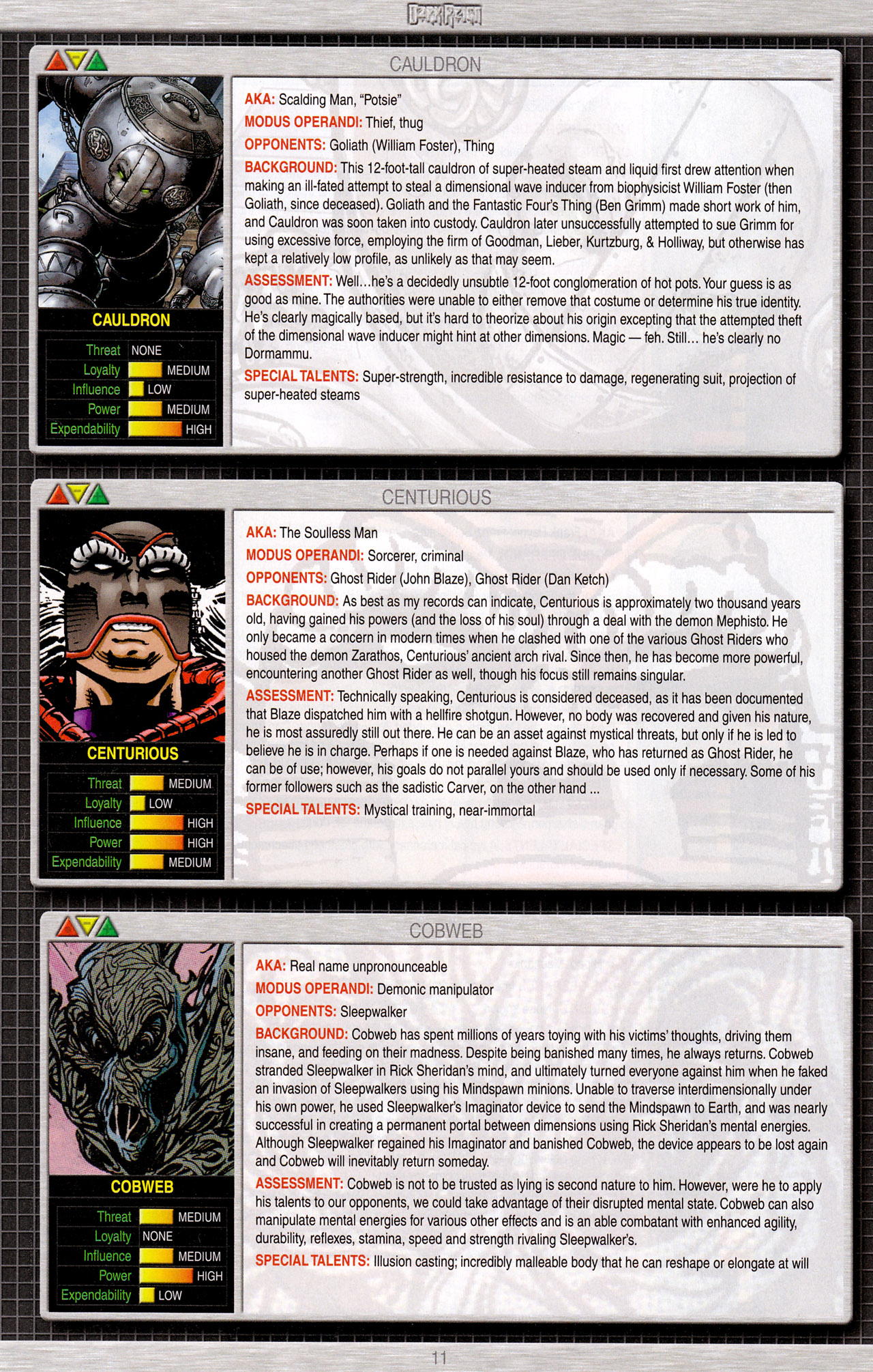 Read online Dark Reign Files comic -  Issue # Full - 13