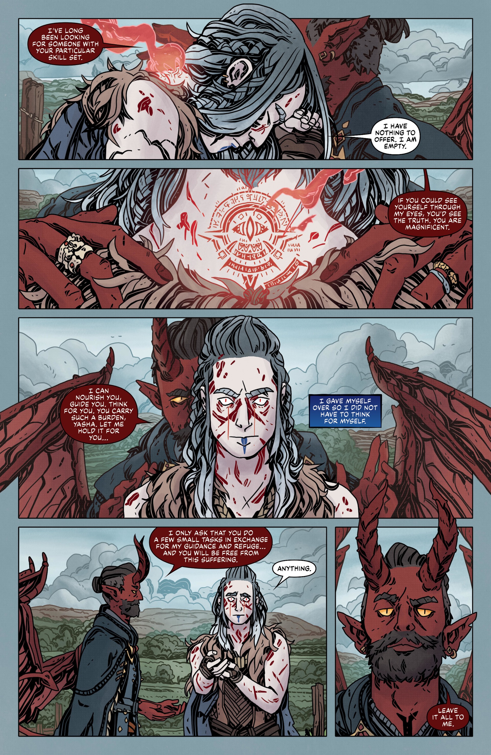 Read online Critical Role: The Mighty Nein Origins - Yasha Nydoorin comic -  Issue # Full - 49