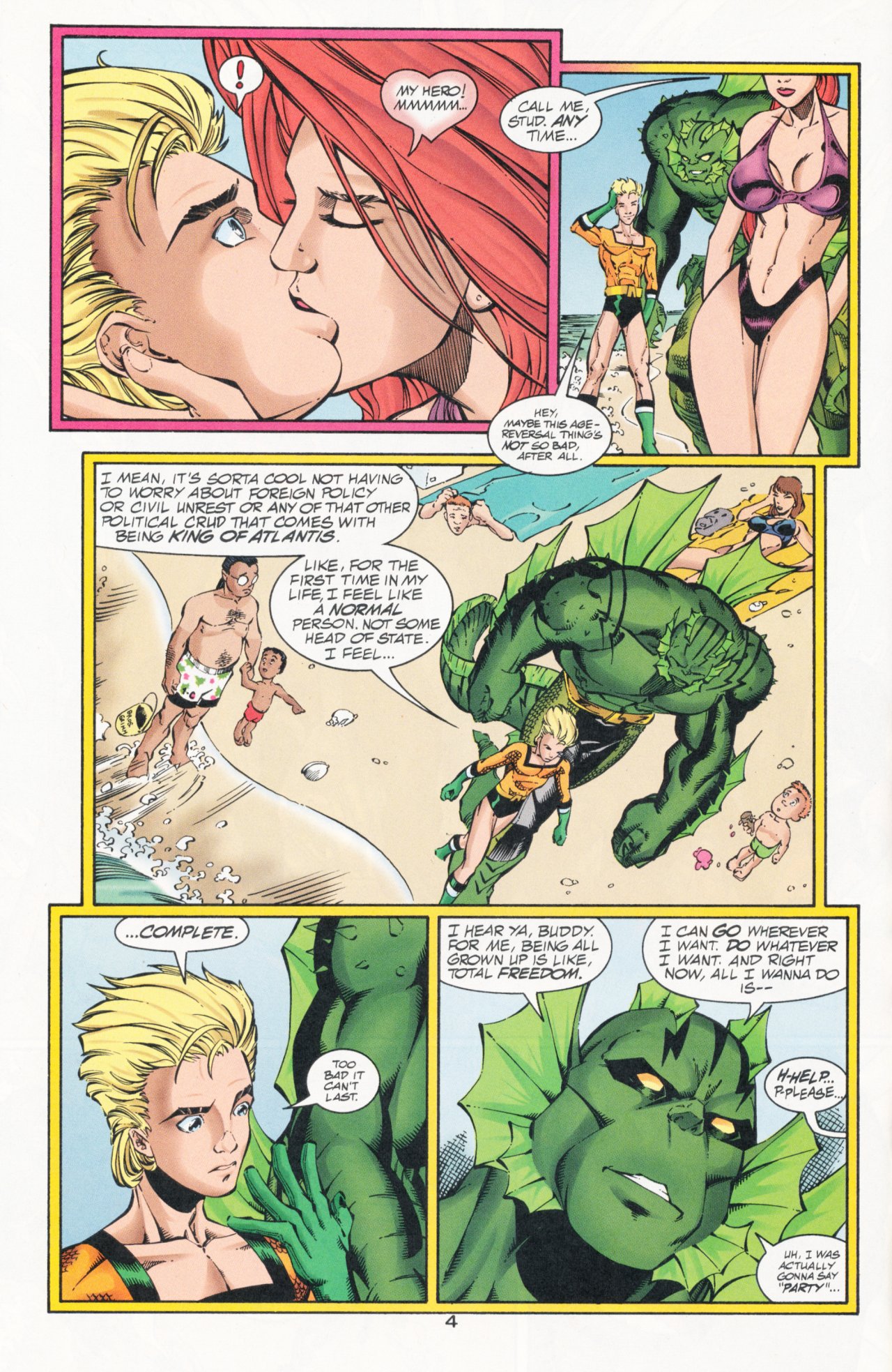 Read online Sins of Youth comic -  Issue # Aquaboy and Lagoon Man - 6