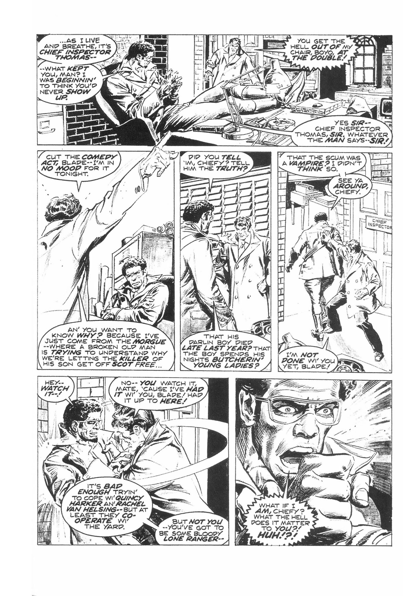 Read online Blade: Black & White comic -  Issue # TPB - 33