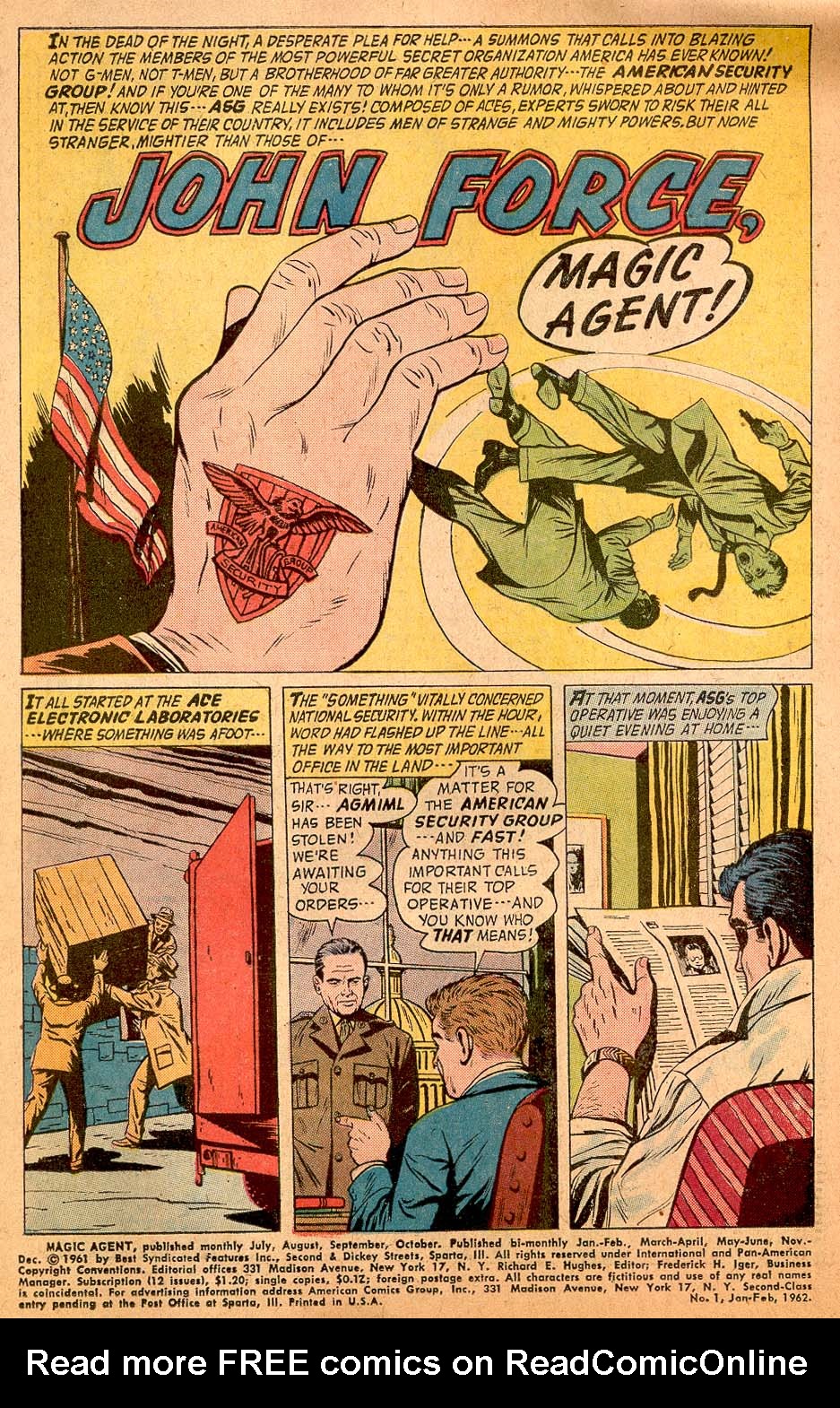 Read online Magic Agent comic -  Issue #1 - 2