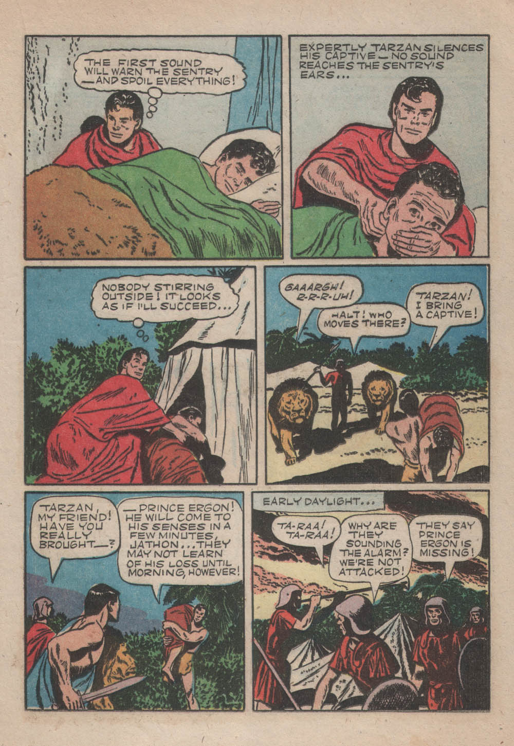 Read online Tarzan (1948) comic -  Issue #35 - 13