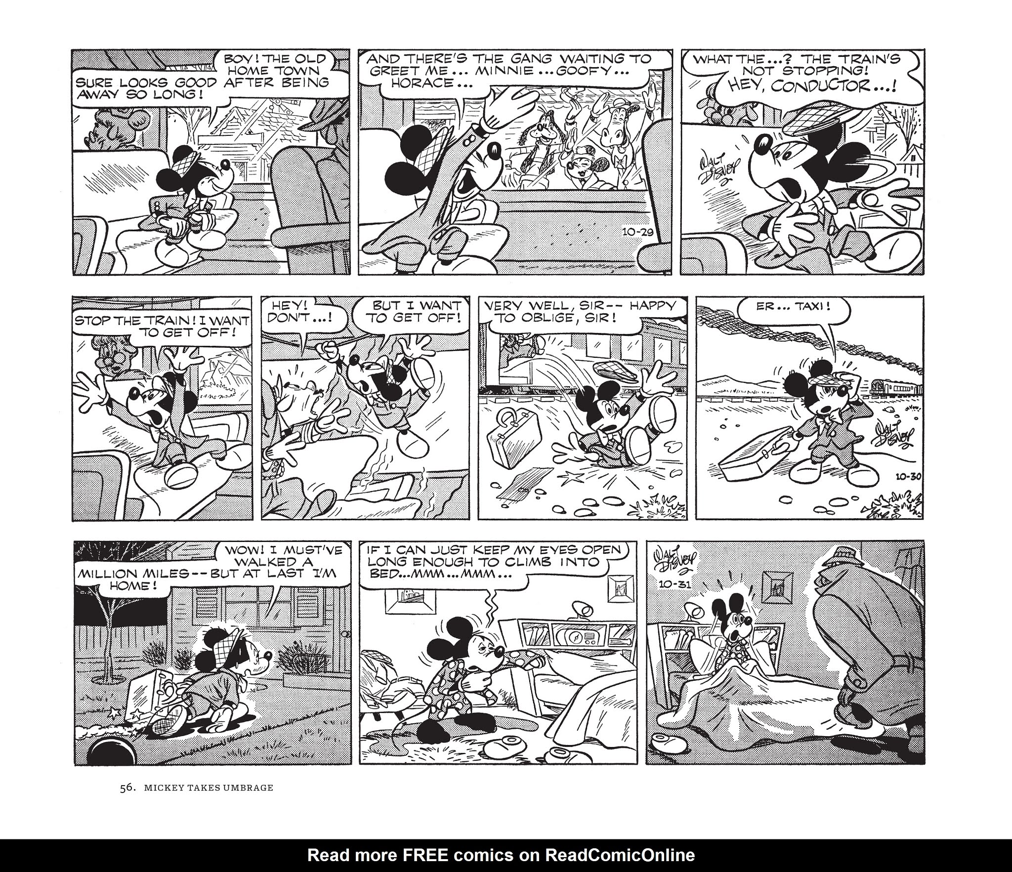 Read online Walt Disney's Mickey Mouse by Floyd Gottfredson comic -  Issue # TPB 12 (Part 1) - 56