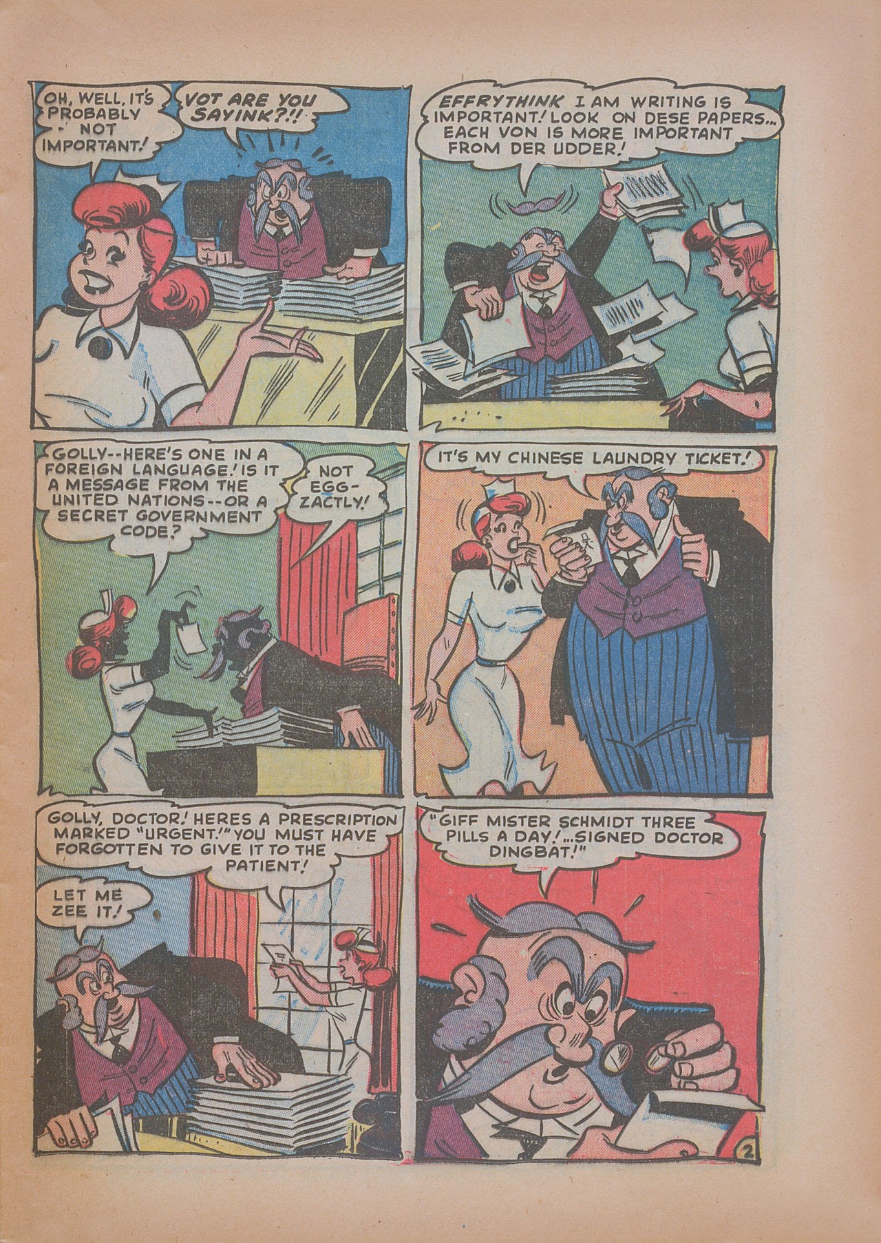Read online Nellie The Nurse (1945) comic -  Issue #30 - 13