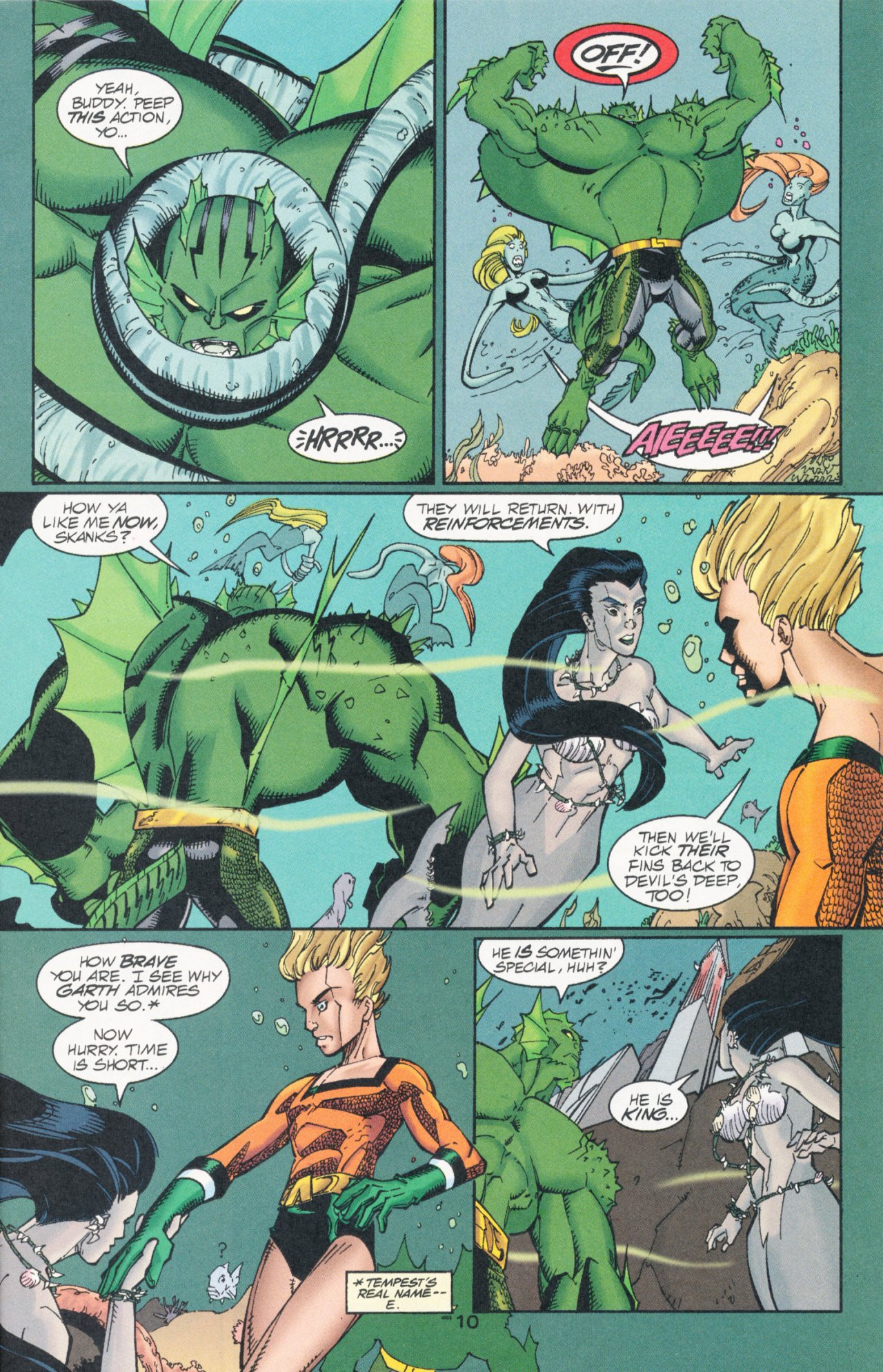 Read online Sins of Youth comic -  Issue # Aquaboy and Lagoon Man - 17