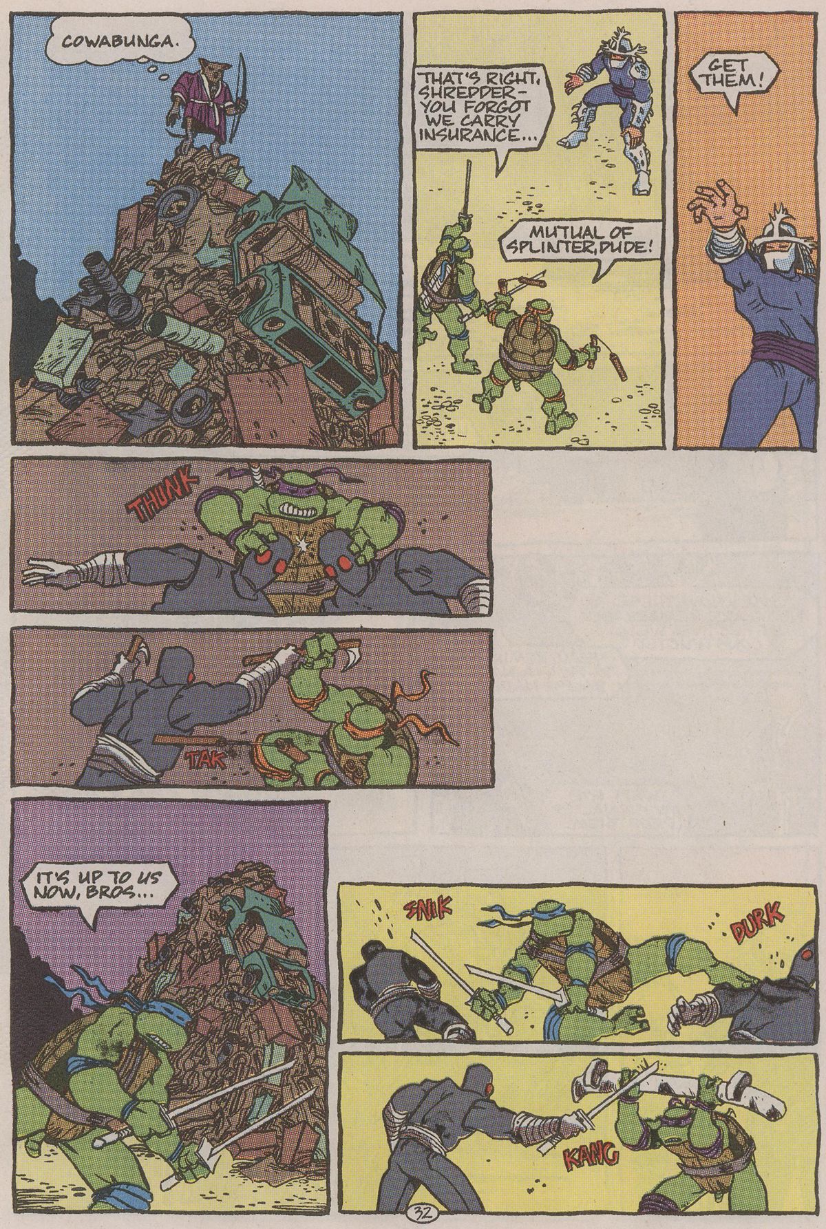 Read online Teenage Mutant Ninja Turtles II: The Secret of the Ooze Official Movie Adaptation comic -  Issue # Full - 33