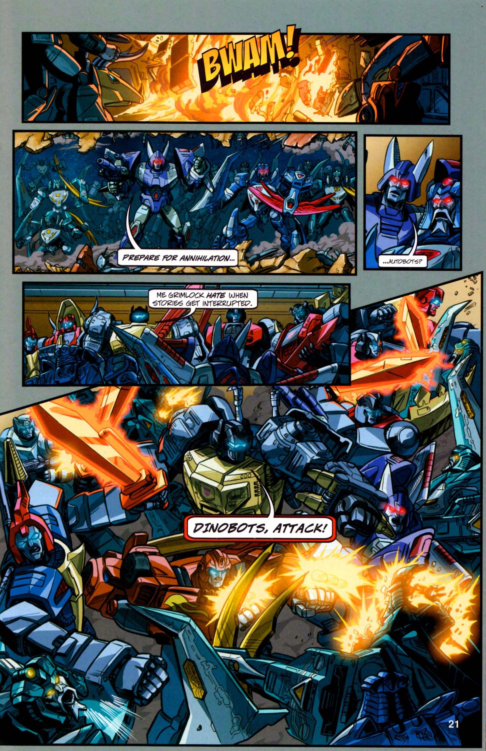 Read online Transformers: Timelines comic -  Issue #4 - 23