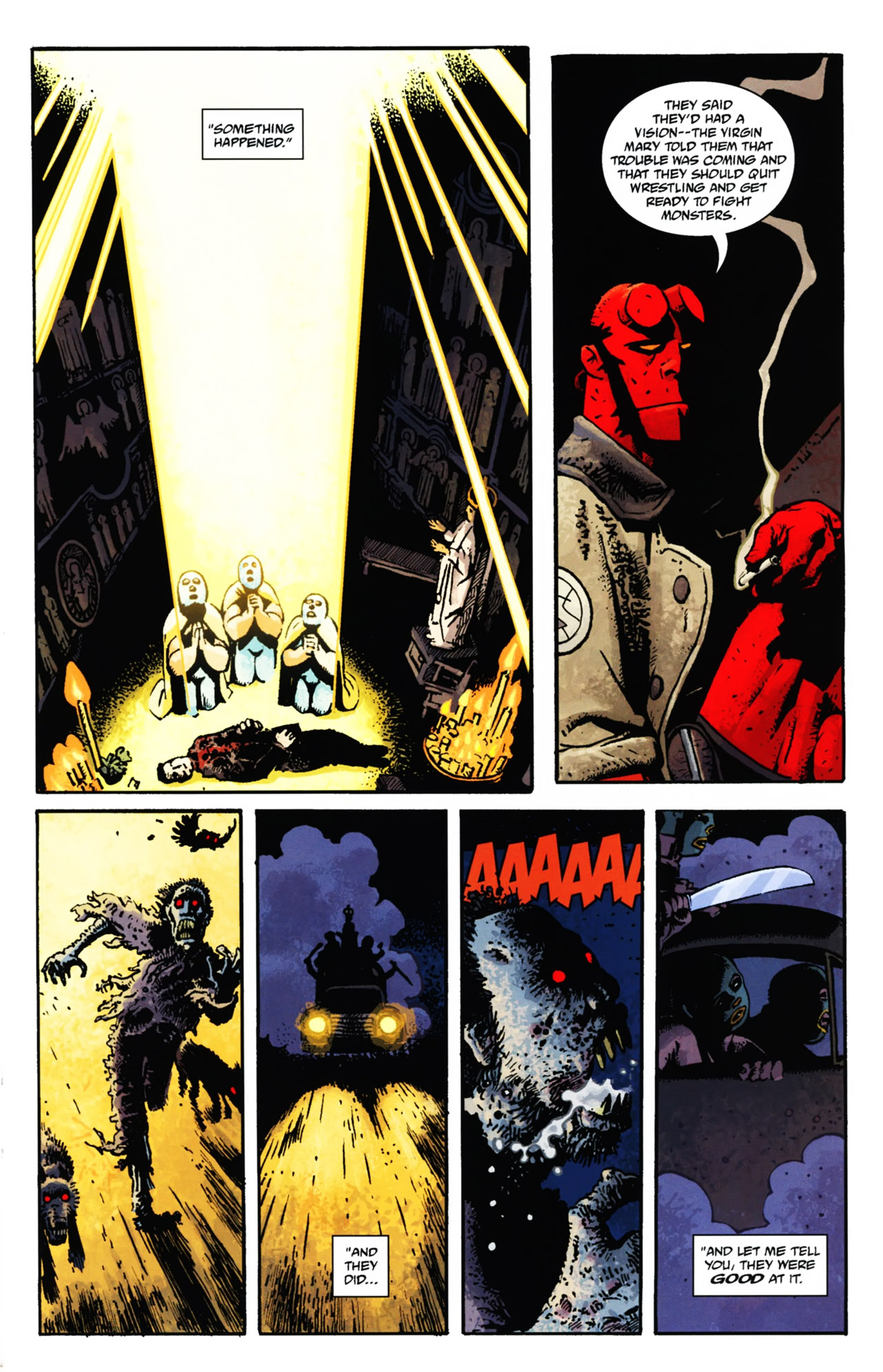 Read online Hellboy In Mexico (2010) comic -  Issue # Full - 12