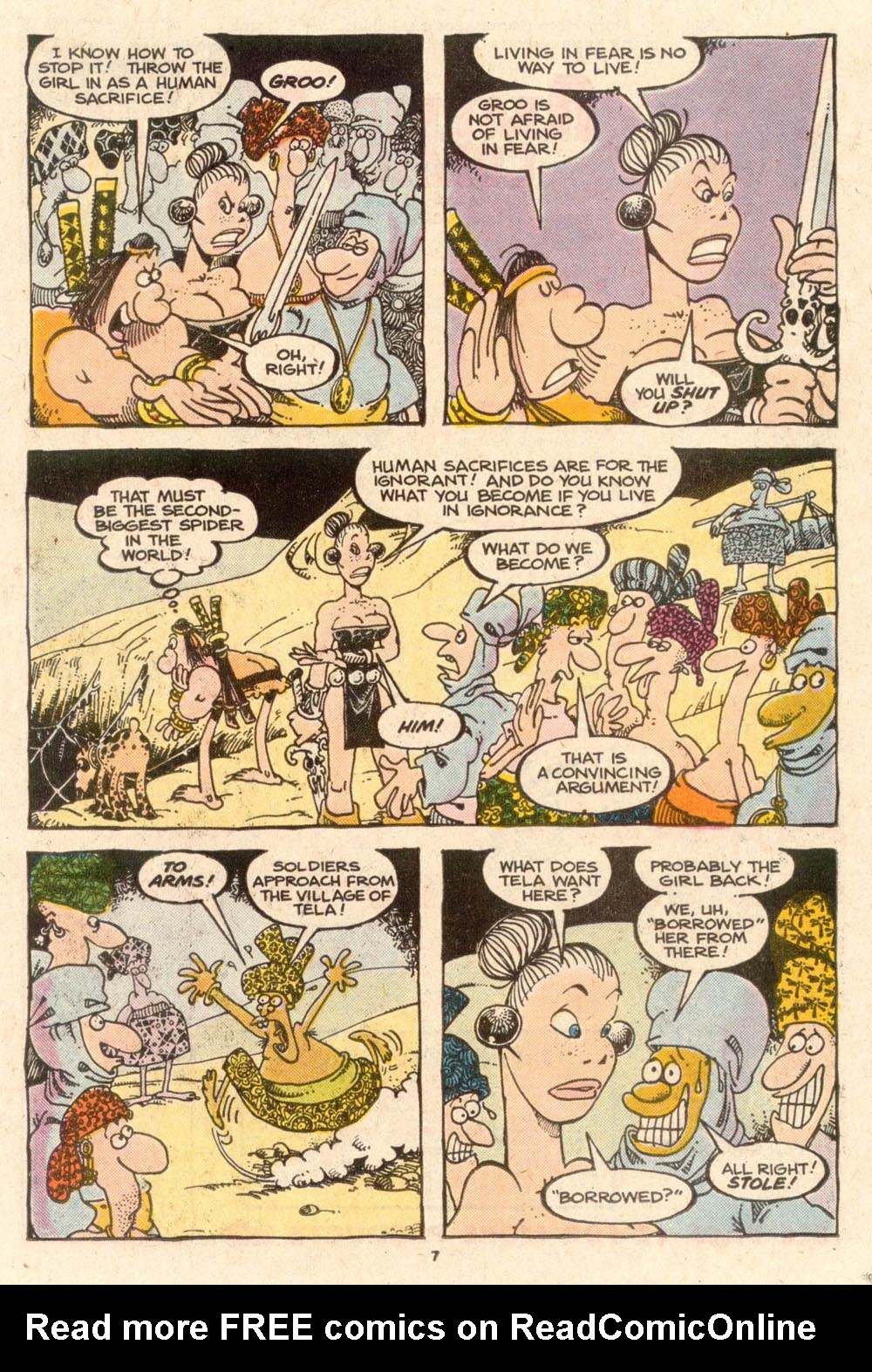 Read online Sergio Aragonés Groo the Wanderer comic -  Issue #52 - 7