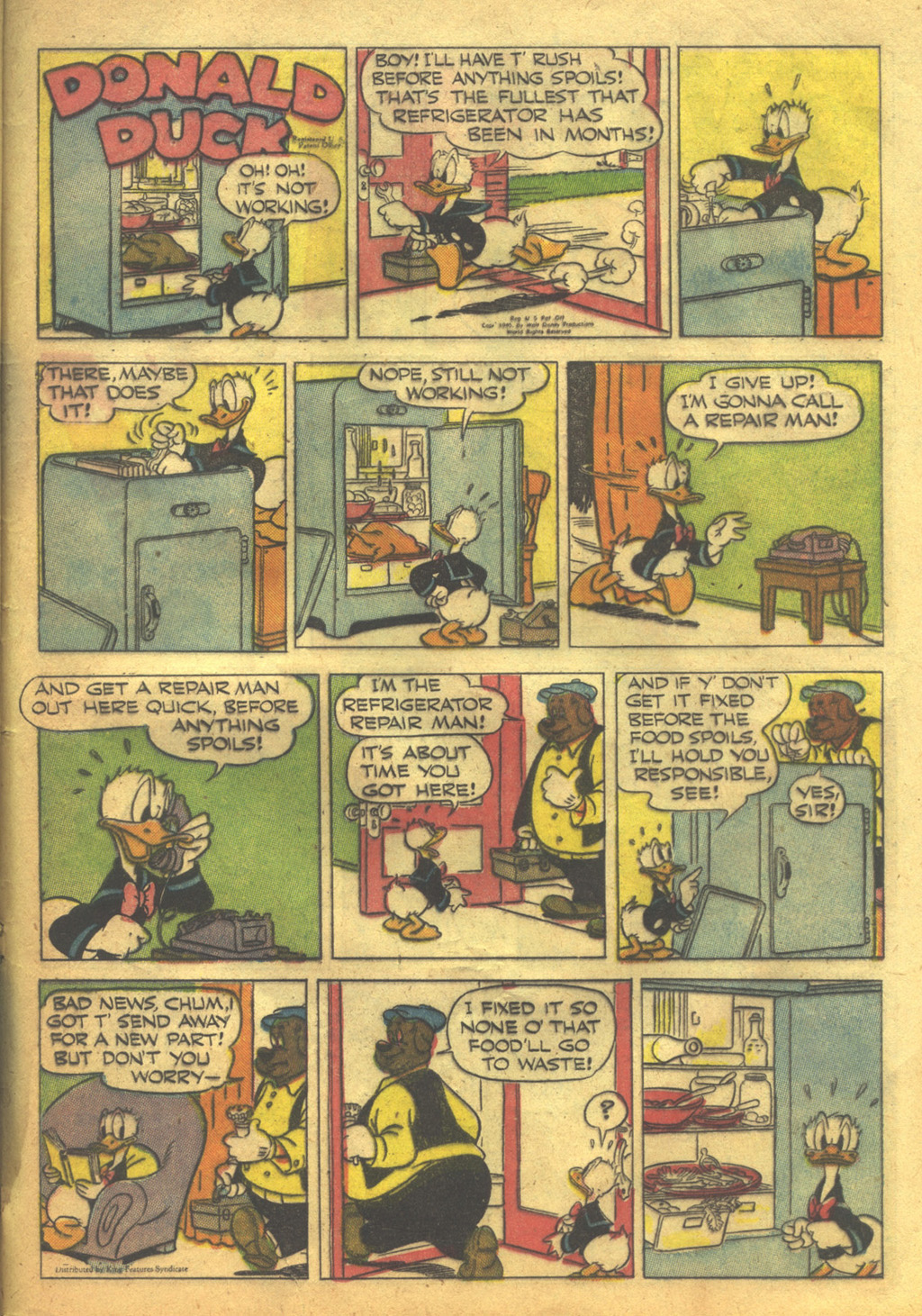 Read online Walt Disney's Comics and Stories comic -  Issue #62 - 43