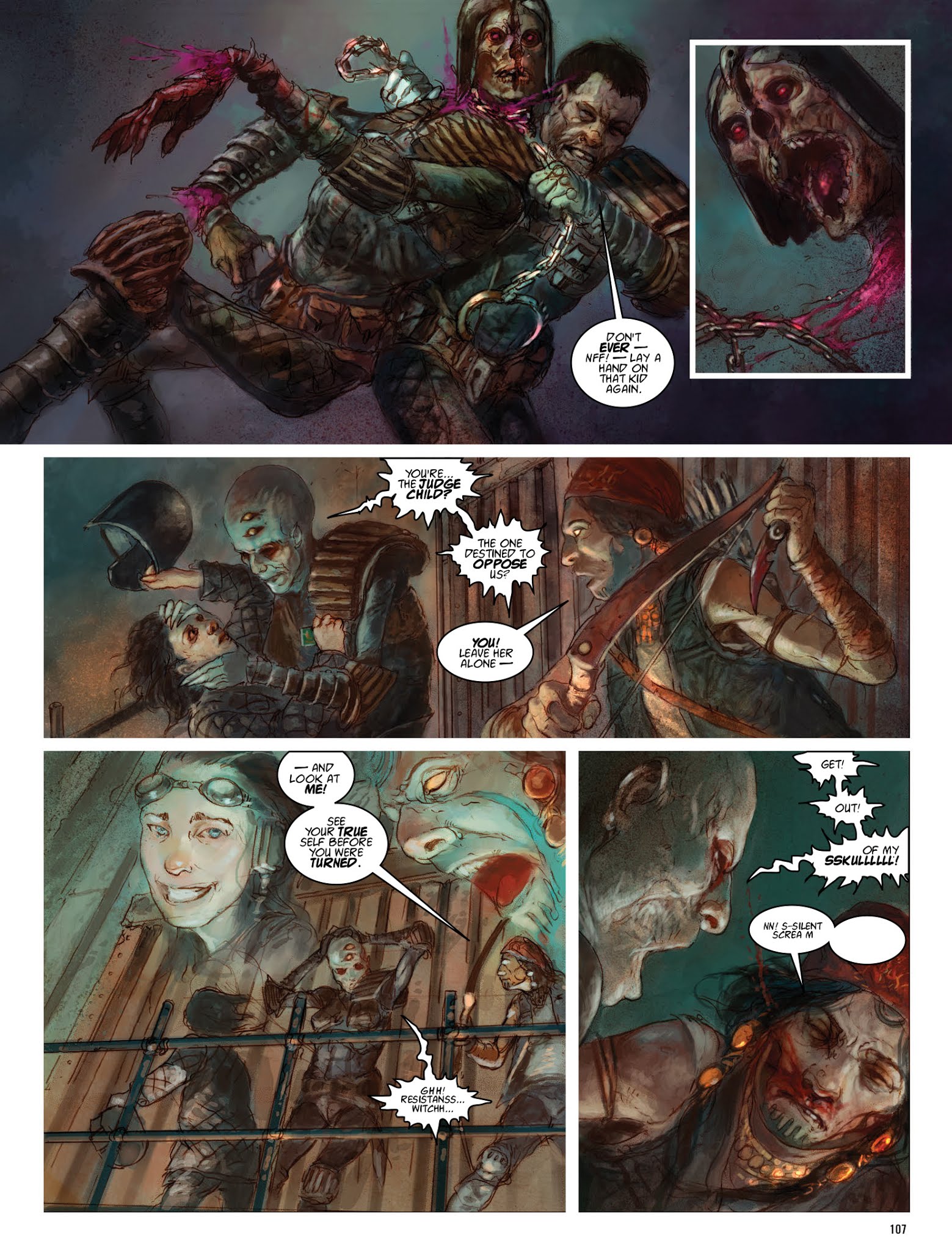 Read online The Dark Judges: The Fall of Deadworld comic -  Issue # TPB - 108