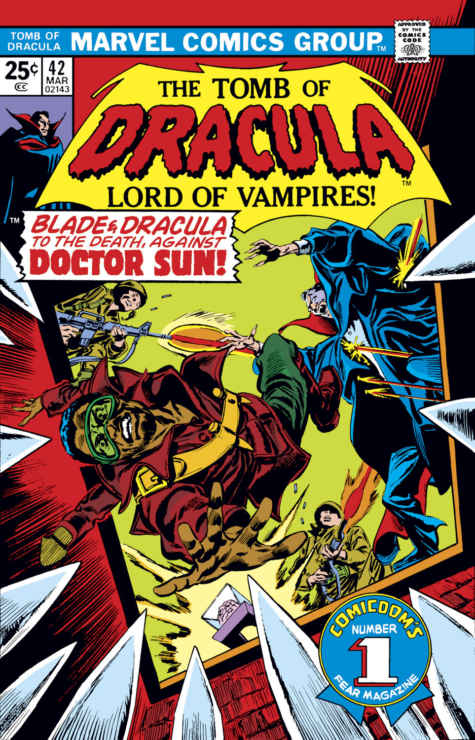 Read online Tomb of Dracula (1972) comic -  Issue #42 - 1